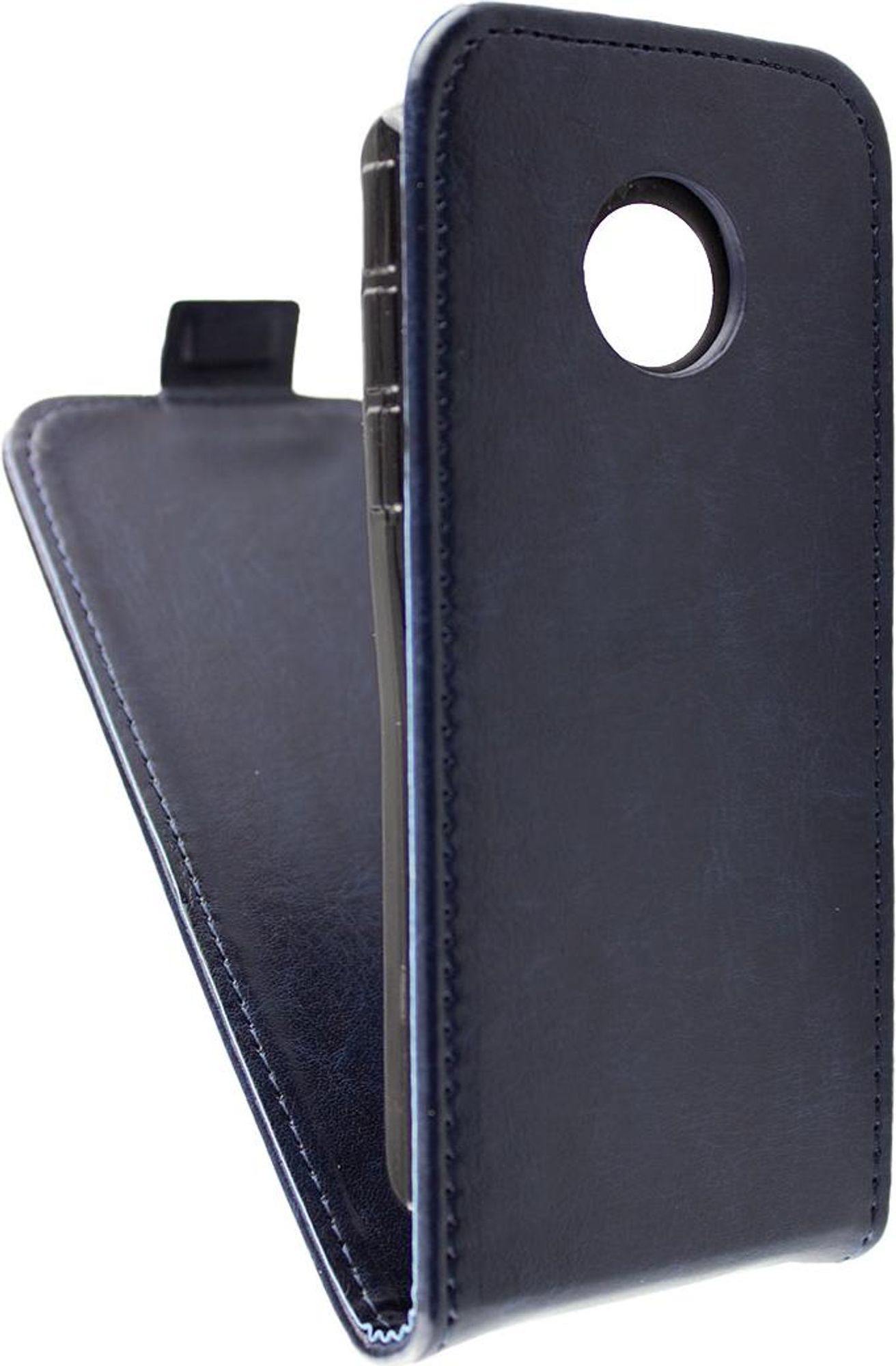 caseroxx Schutz Tasche Hülle Flip Cover kompatibel mit Emporia Simplicity (V27), Smartphone Tasche Flip Cover in blau Bild 4