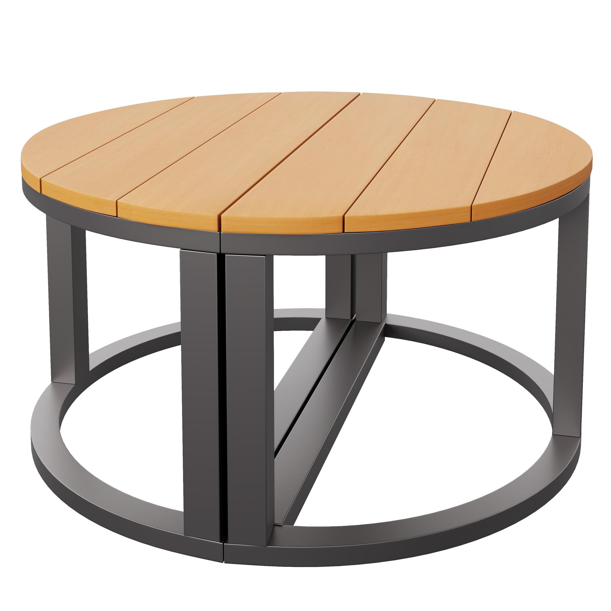 Flieks Gartenmöbel-Set 7-tlg., Gartenlounge-Set mit 4 Ecksofas und 3 Tischen, Sitzgruppe Balkonmöbelset für 4-6 Personen, Sofagarnitur Grau