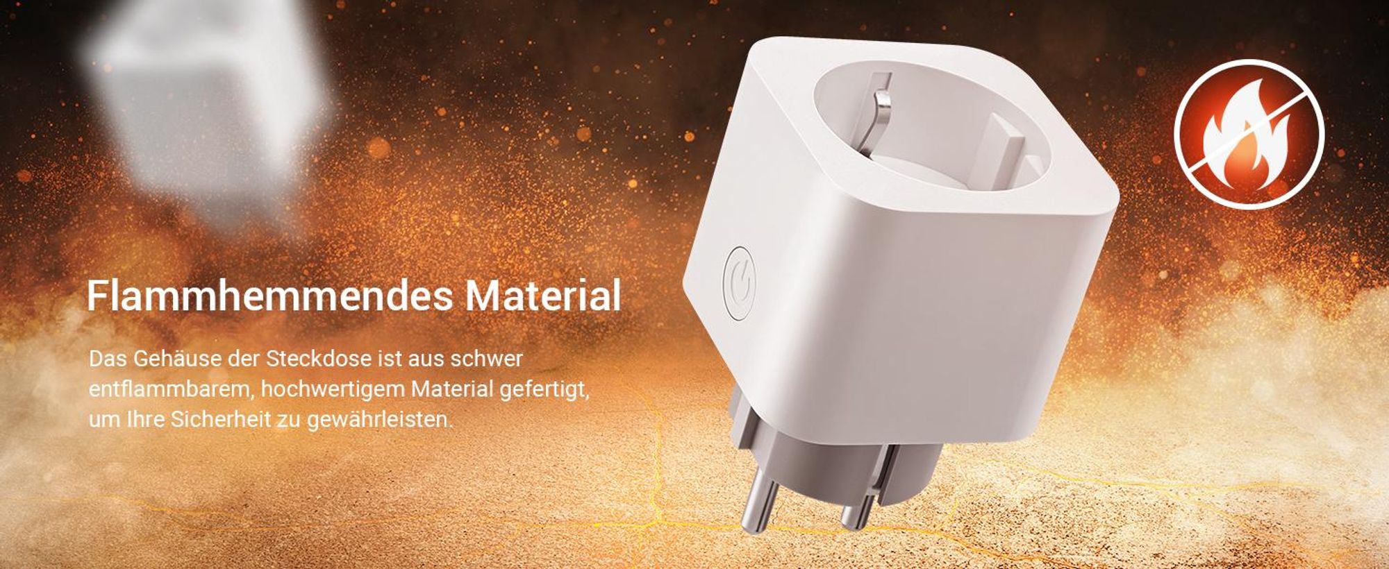 DEWENWILS Funksteckdosen mit Fernbedienung, 2er Set, 3680W, Weiß