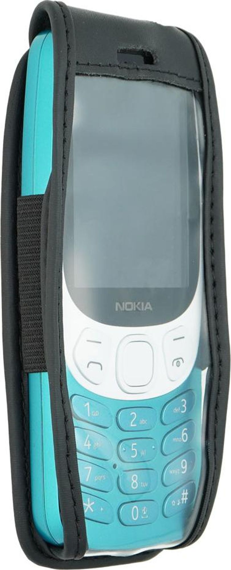 caseroxx Ledertasche mit Gürtelclip kompatibel mit Nokia 3210 (2024) aus Echtleder, Tasche mit Gürtelclip und Sichtfenster Bild 3