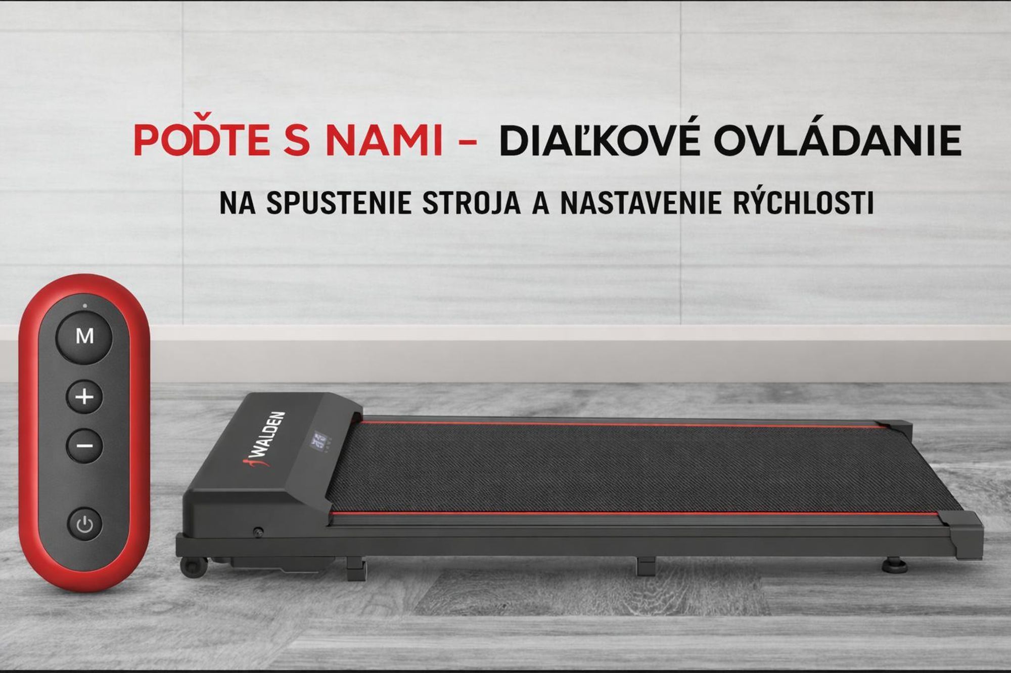 Walden F2200 Chodiaci pás 2-v-1 (1–6 km/h) Kompaktný, Tichý a Pohodlný pre Domácu Kanceláriu, Fitness a Ľahký Tréning
