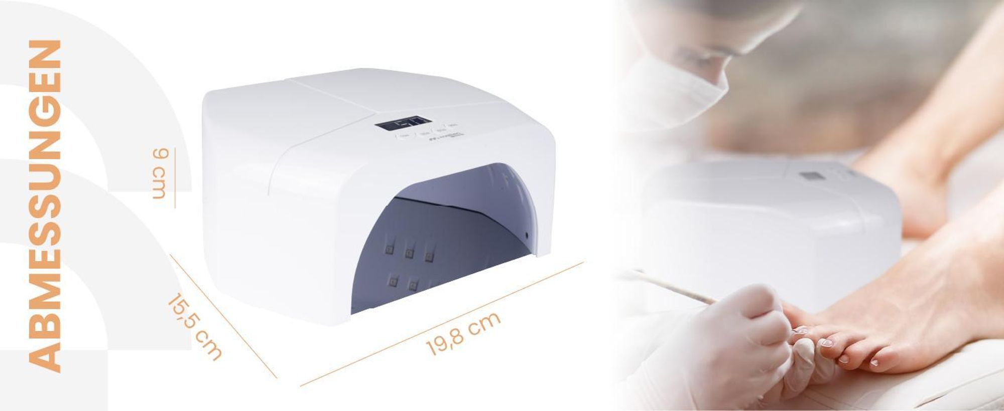 UV Nagellampe für Maniküre Pediküre Nail Lamp