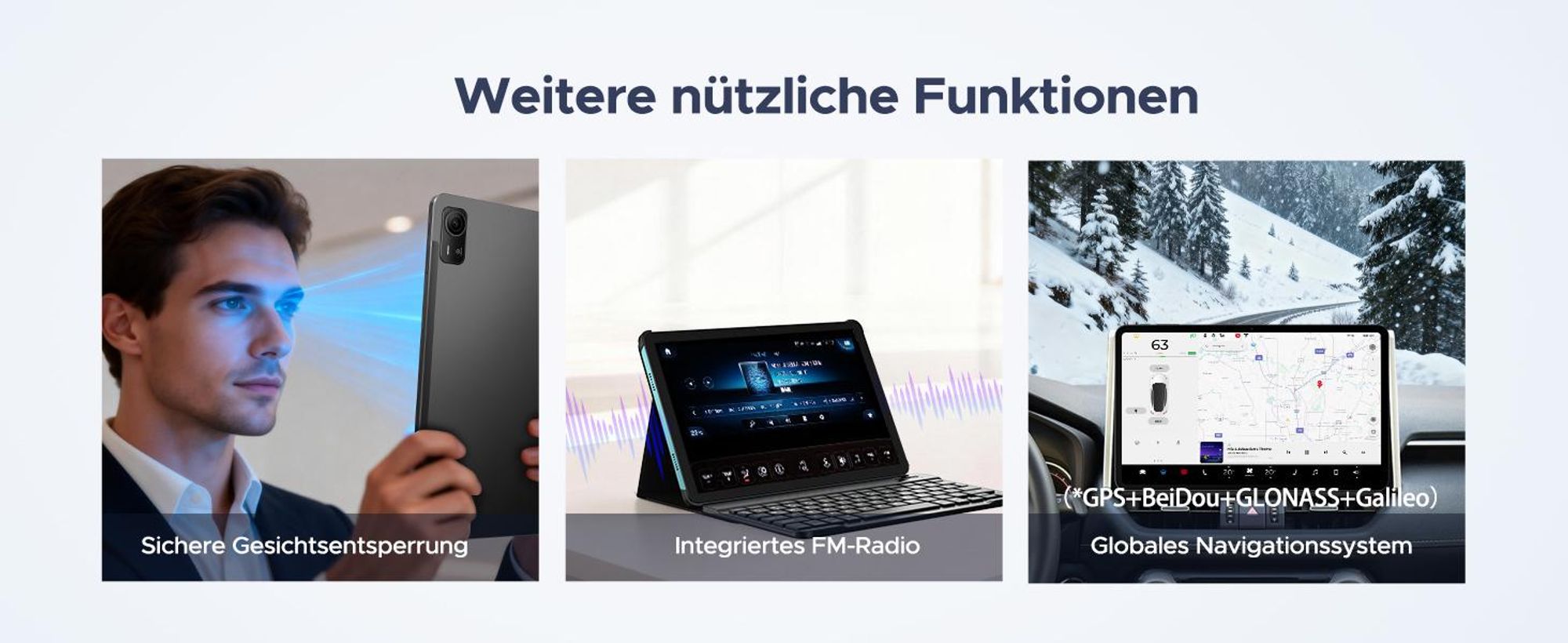 AP12PRO Tablet Android 16, 48GB RAM+256GB ROM (2TB TF), 12,1 Zoll 2.4K 120Hz IPS, 12000mAh 4G LTE, Widevine L1, mit Tastatur, Stift, Maus und Hülle