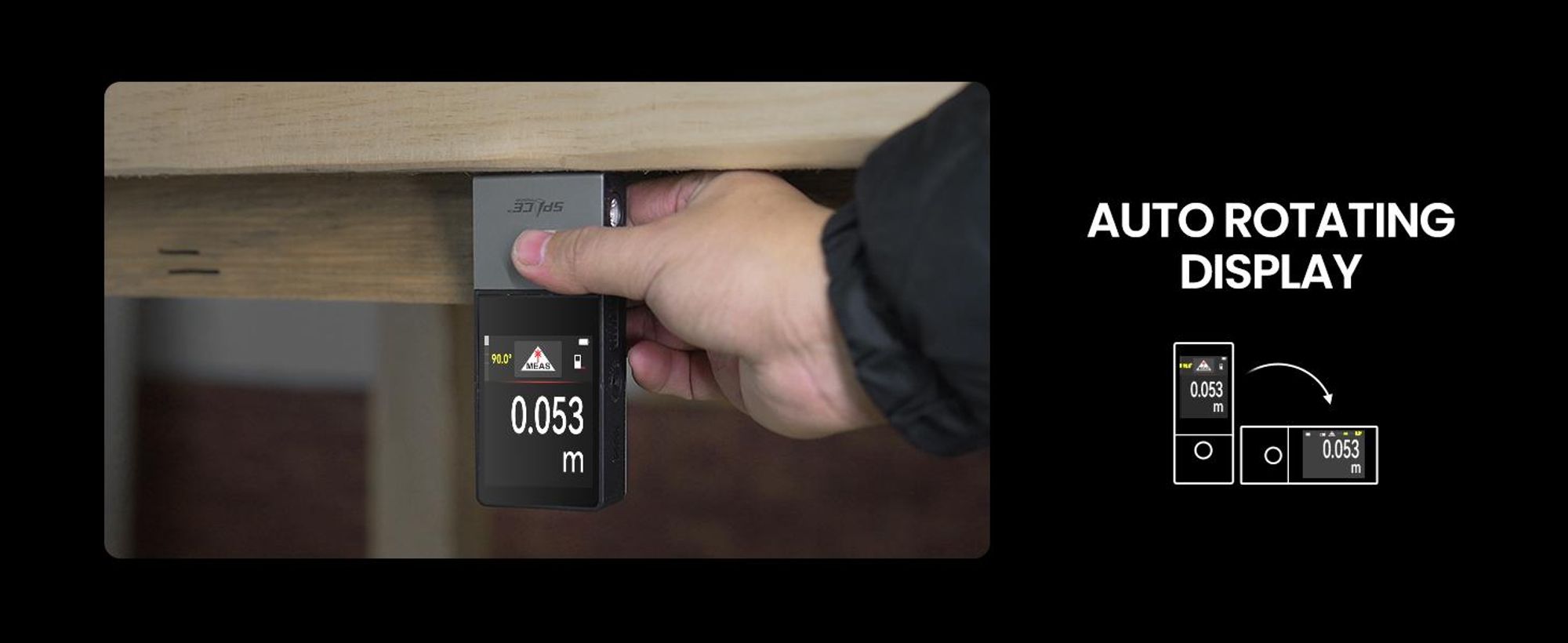 MiLESEEY D9 Pro Telemetro Laser con Touchscreen IPS Tecnologia P2P App