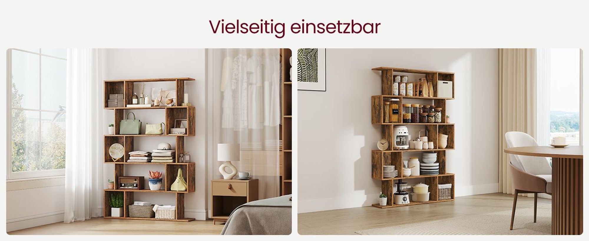 VASAGLE Bücherregal mit 5 Ebenen, Standregal, 24 x 90 x 159 cm, Aufbewahrungsregal mit offenen Fächern