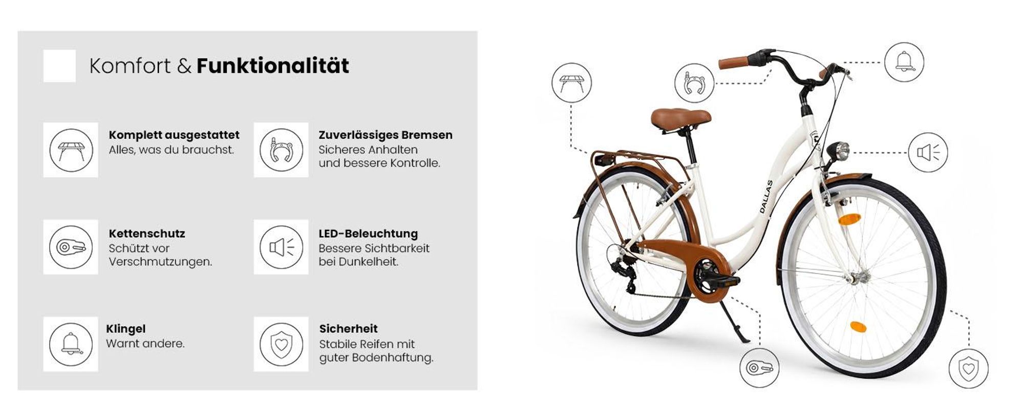 Damenfahrrad 28 Zoll