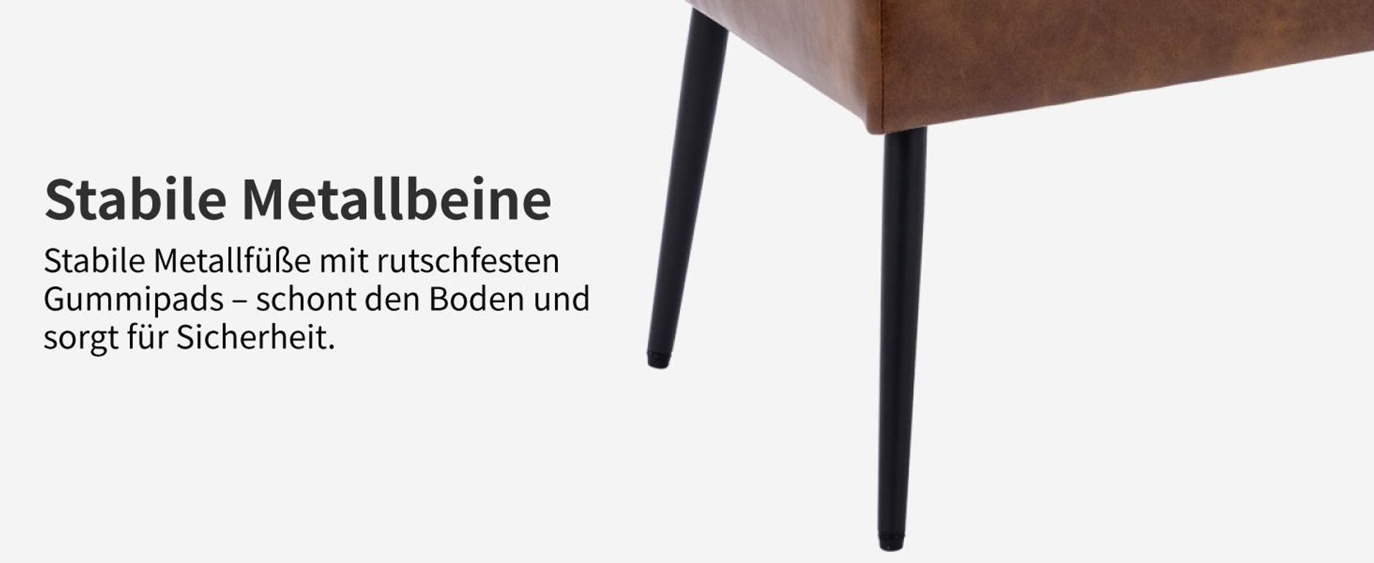Sitzbank Samt Kunstleder Polsterbank Schminkhocker Schminkbank Farbauswahl, Farbe:Orange-Braun, Material:Kunstleder
