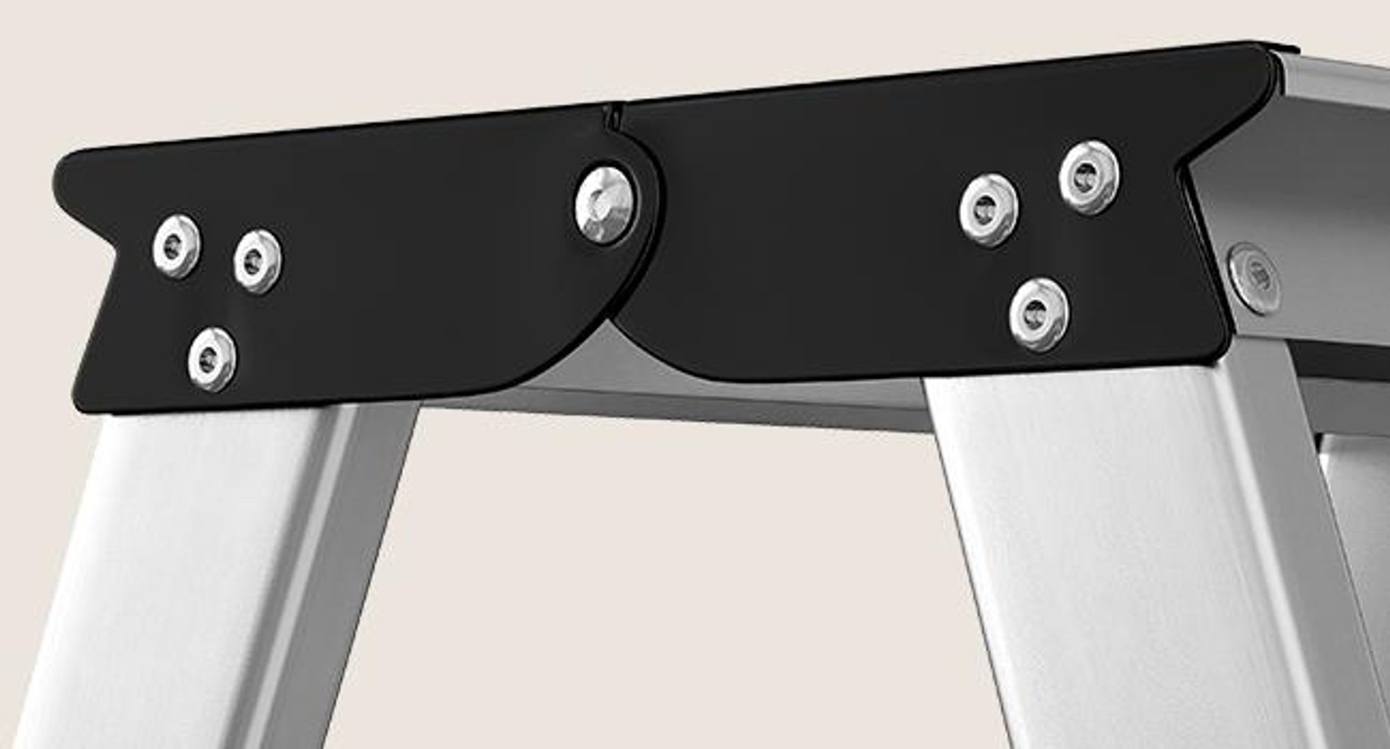 SONGMICS Leiter, Trittleiter, Aluleiter mit 3 Stufen, Stehleiter, bis 150 kg