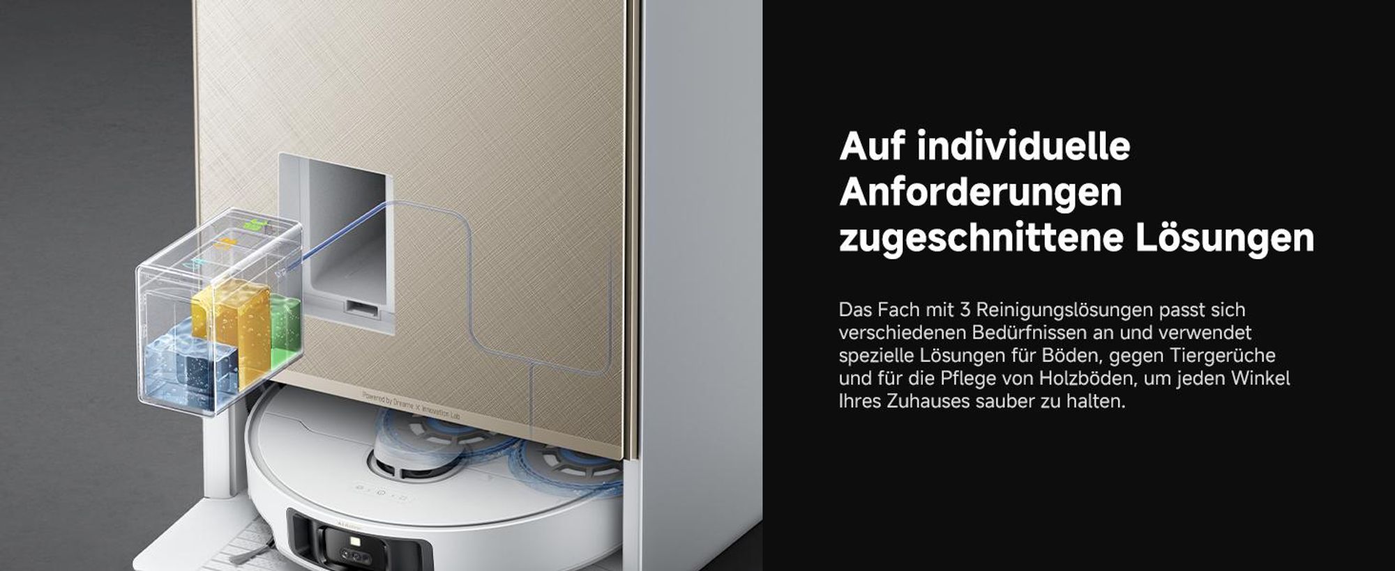 Dreame Matrix 10 Pro Saugroboter mit Wischfunktion,30KPa Saugleistung,AI RGB,3D Laser,100°C Selbstreinigung,0-Tangle System,Mop-Wechselstation,Weiß