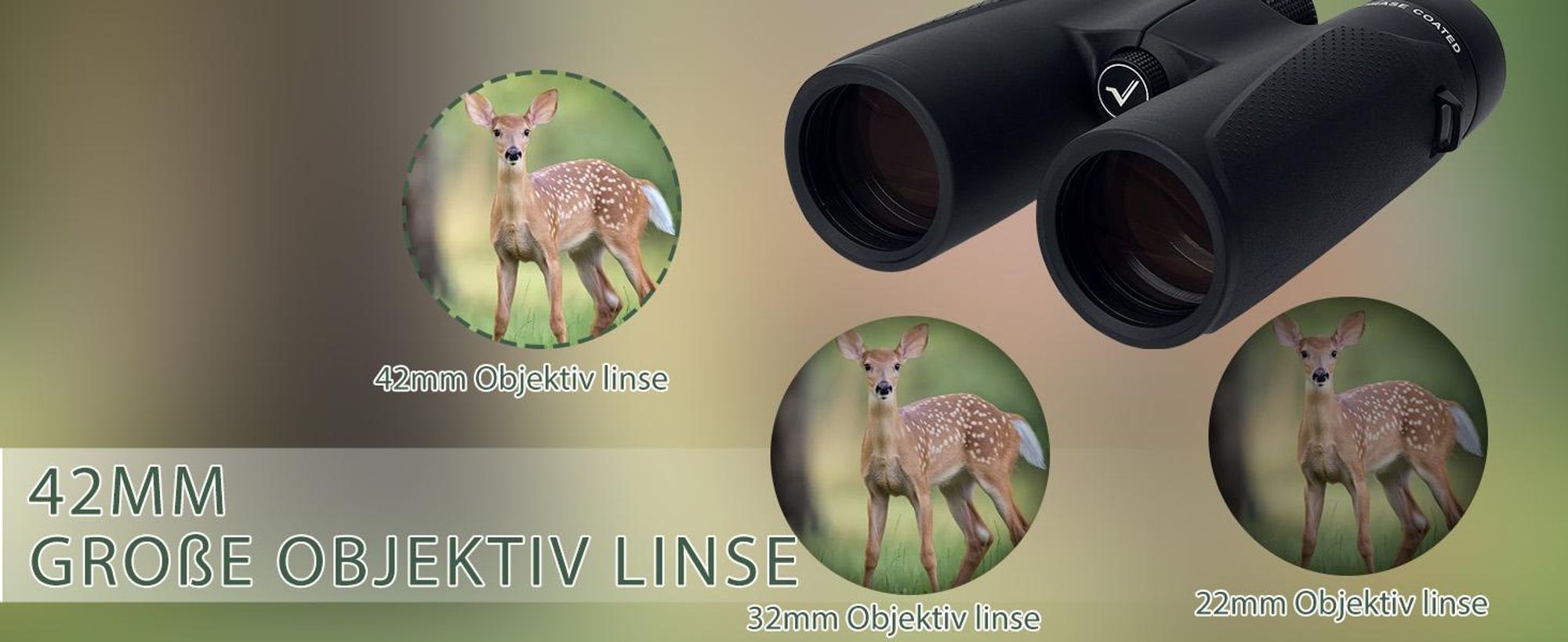 Svbony SV202 ED Fernglas 10x42, BAK4 Prisma, 1000M Sichtfeld, IPX7 Wasserdicht,  für Jagd, Olympische Spiele, Sport