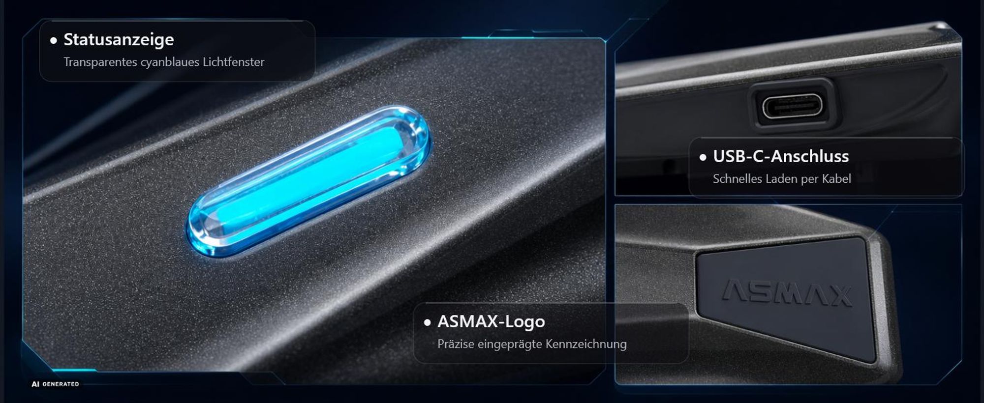 Komunikační systém Bluetooth ASMAX S2, jedna sada