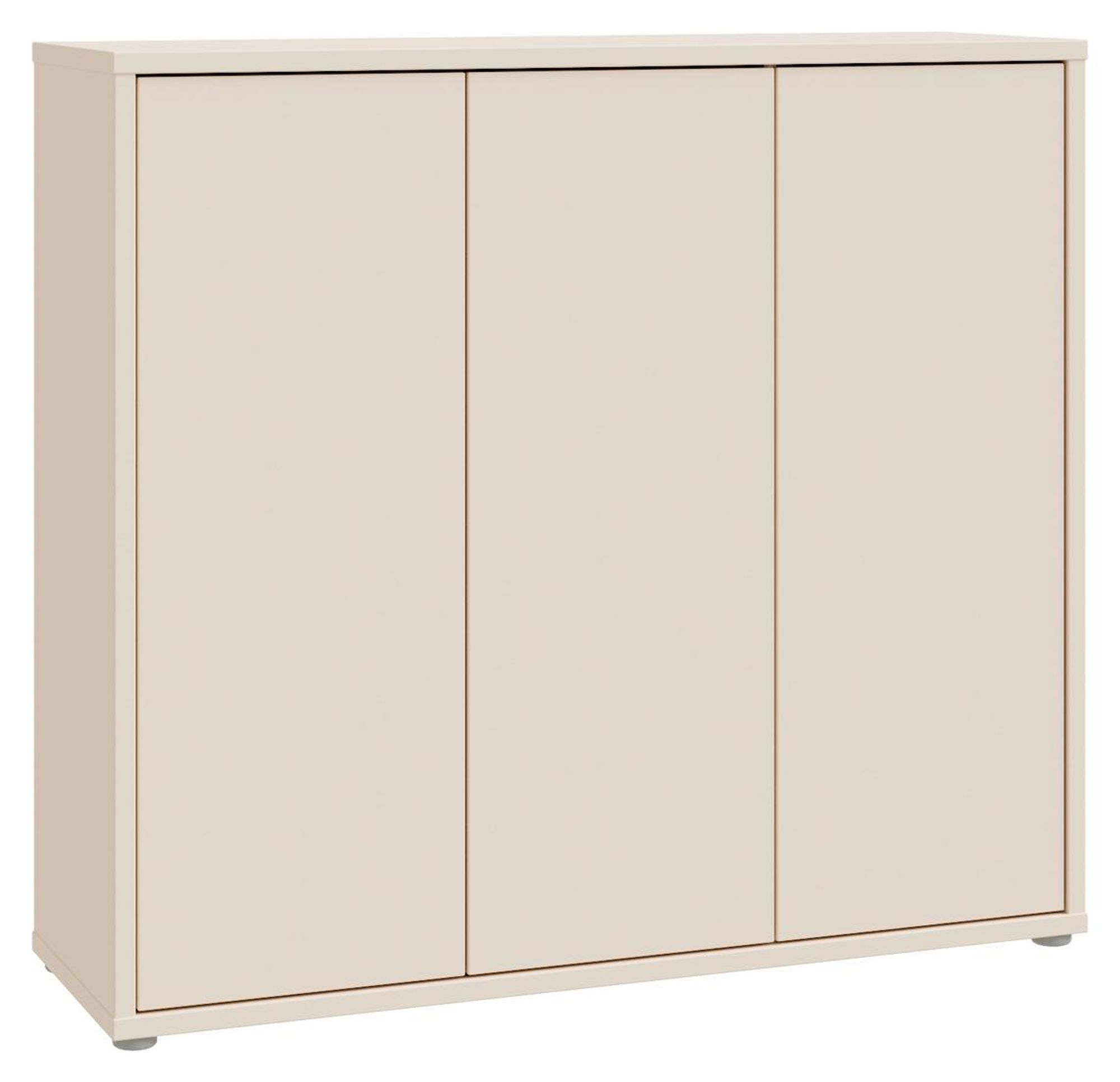 ALICE SPRINGS – Schuhschrank in Sand mit Push-to-open und Platz für ca. 20 Paar Schuhe