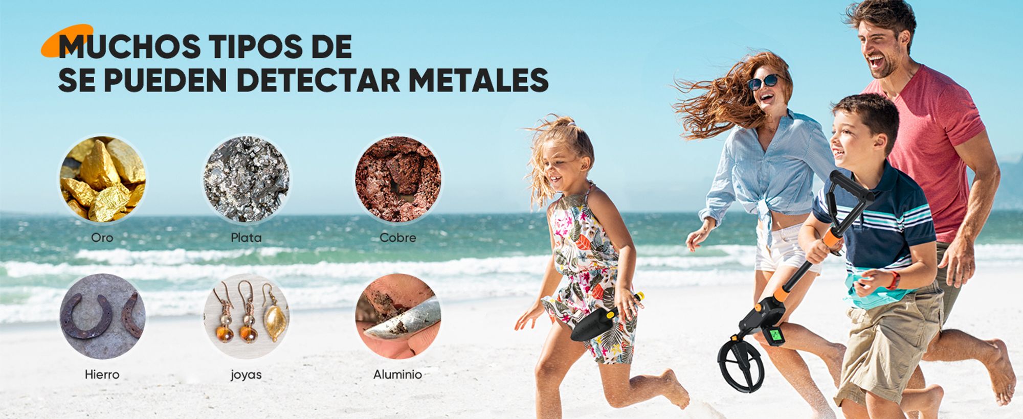 Metalldetektor Kinder, Leichtgewicht Metallsuchgeräte mit LCD und TON-Anzeige