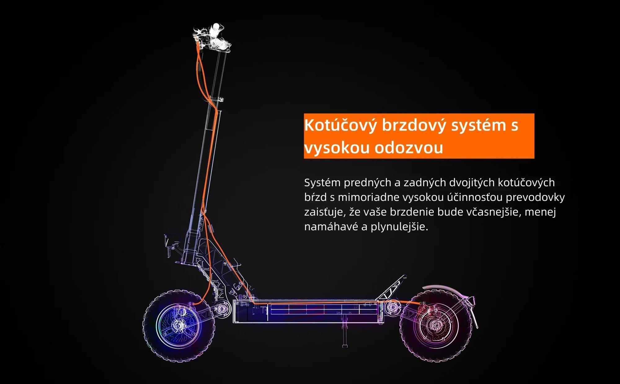 Elektrická Kolobežka JOYOR S8 - 600W Motor 48V26AH Batéria 10-palcové Pneumatiky Kotúčová Brzda - Čierna