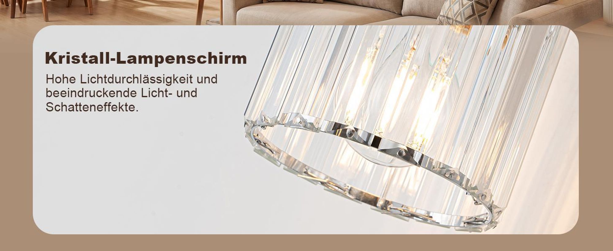 ZMH Wandleuchte Kristall Wandlampe Innen Wandbeleuchtung Wandstrahler Flurlampe Wand E27 für Schlafzimmer Wohnzimmer Flur(ohne Leuchtmittel)