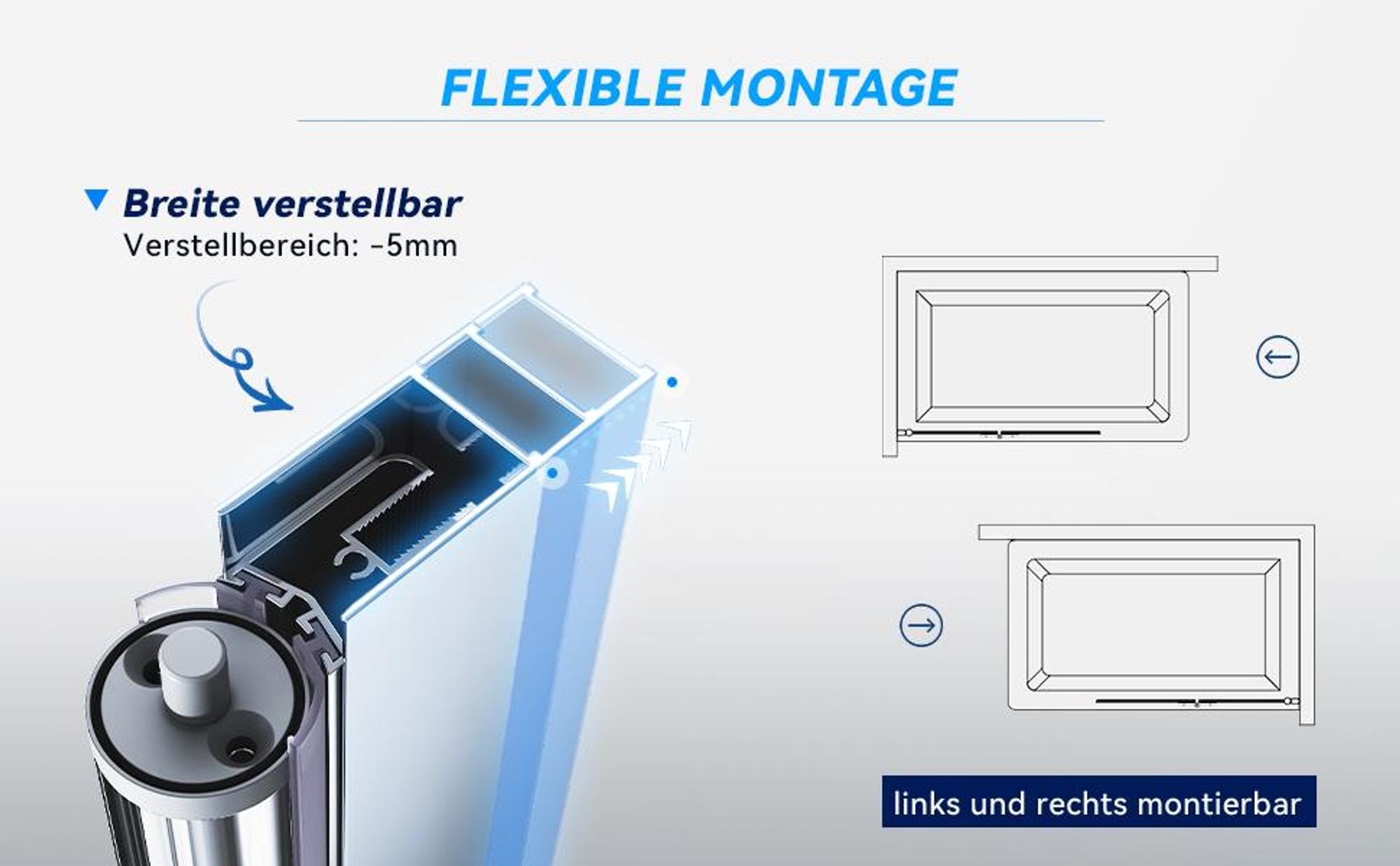 SONNI Badewannenaufsatz Dusche 120x140(BxH),Badewannenfaltwand Glas Duschwand für badewanne 2-teilig , Tür 180°schwenkbar Nano Glas,mit Stabilisator