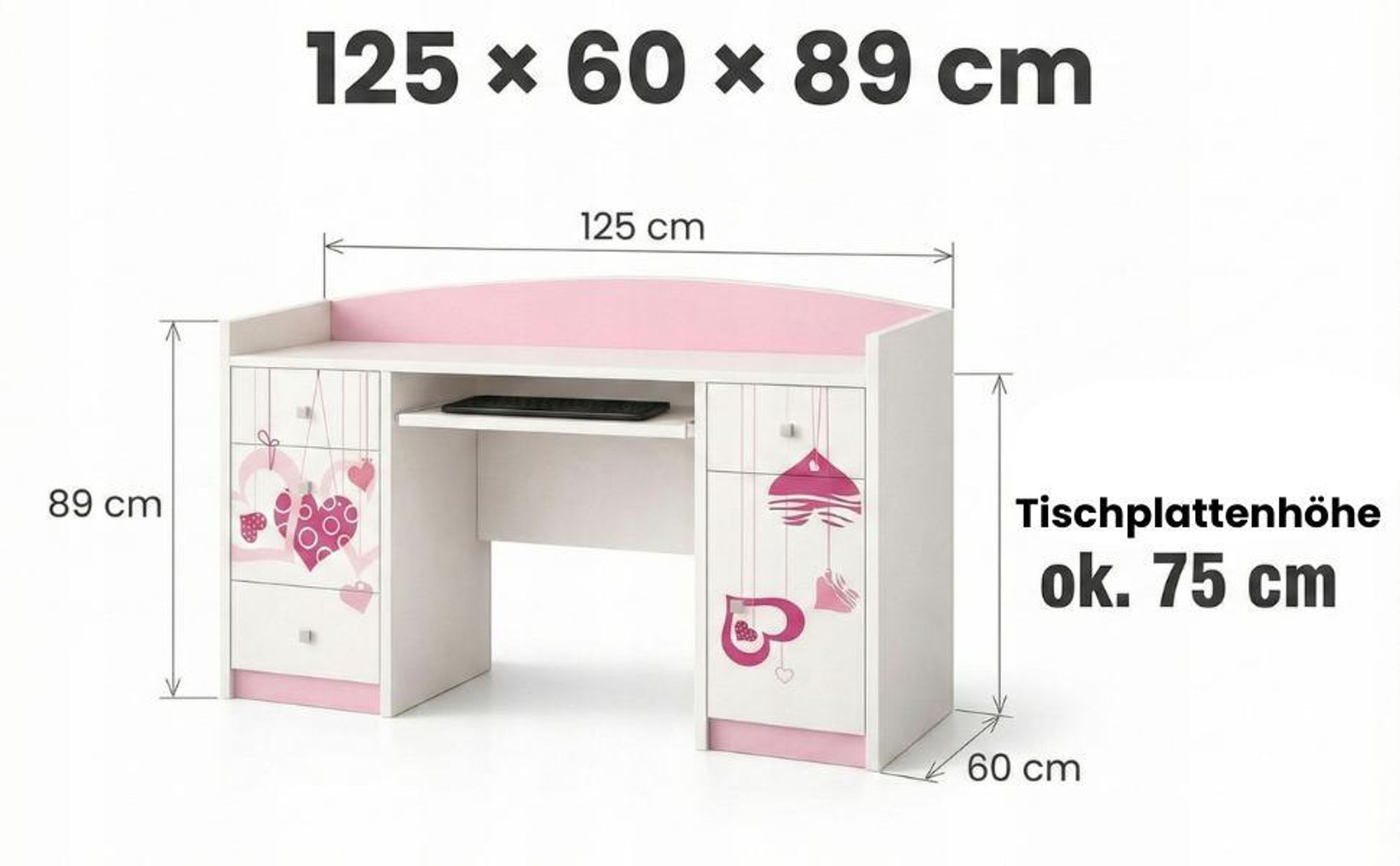 Ein kompakter Schreibtisch für Ihr Kind