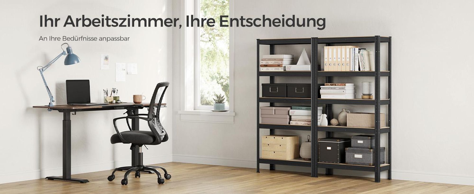 SONGMICS Standregal, Bücherregal, Lagerregal, 5 Ablagen, Küchenregal, Regal, 30 x 75 x 150 cm, bis 650 kg belastbar, verstellbare Ablagen, Industrie-Design GLR030B11