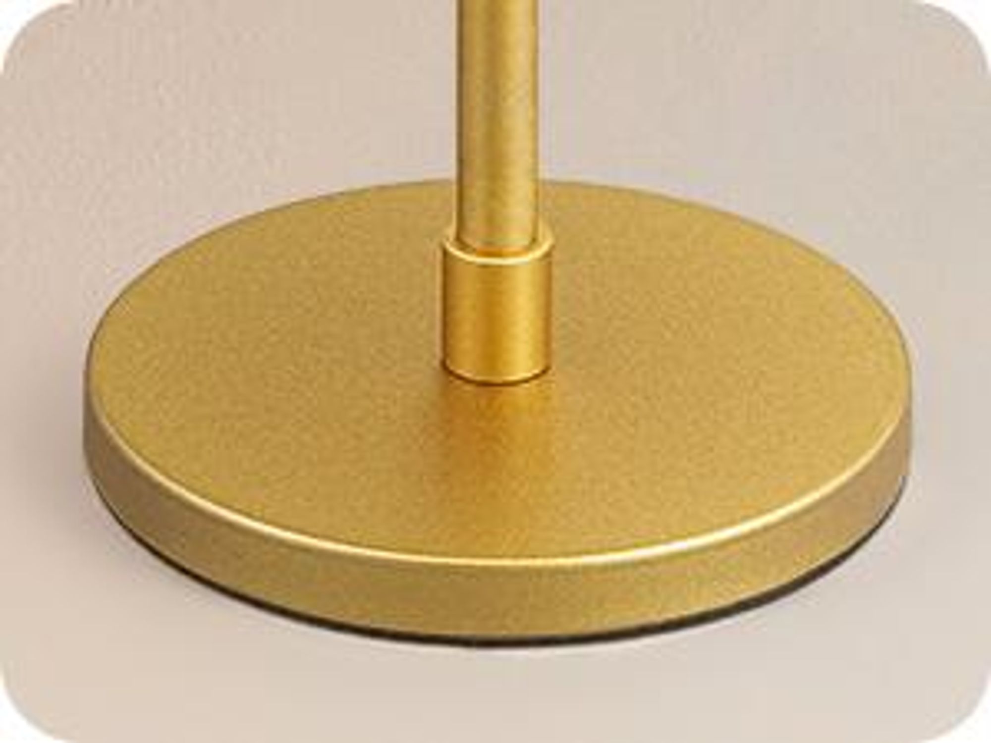 Nachttischlampe EDISHINE Nachttischlampe mit handgeflochtenem Papierseil-Schirm LED wechselbar, Warmweiß, Gold Inklusive 4W LED, 2700K Warmweiß