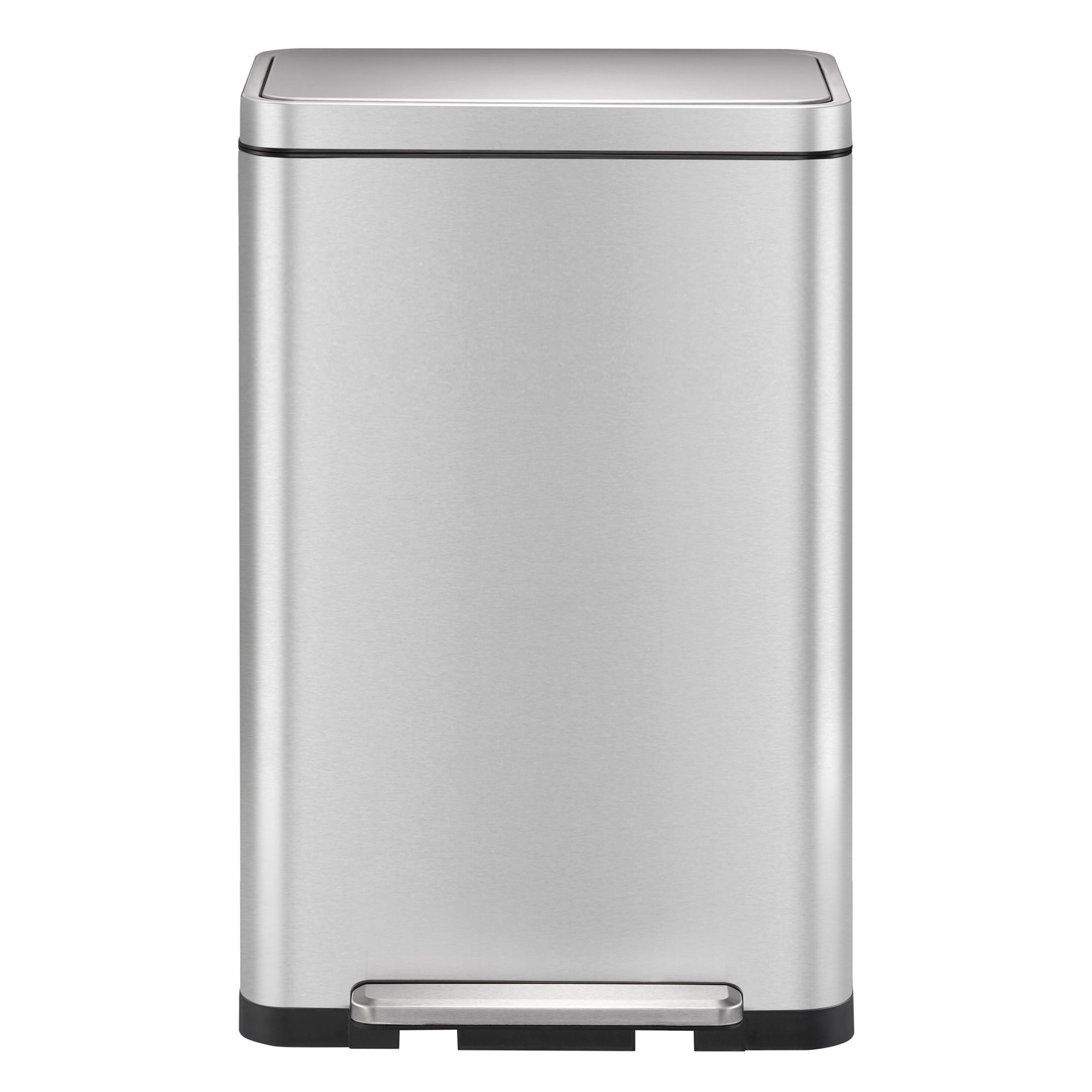 EKO - X-Cube Poubelle à pédale 30 litres - Stainless steel Polypropylene - Matt Edelstahl
