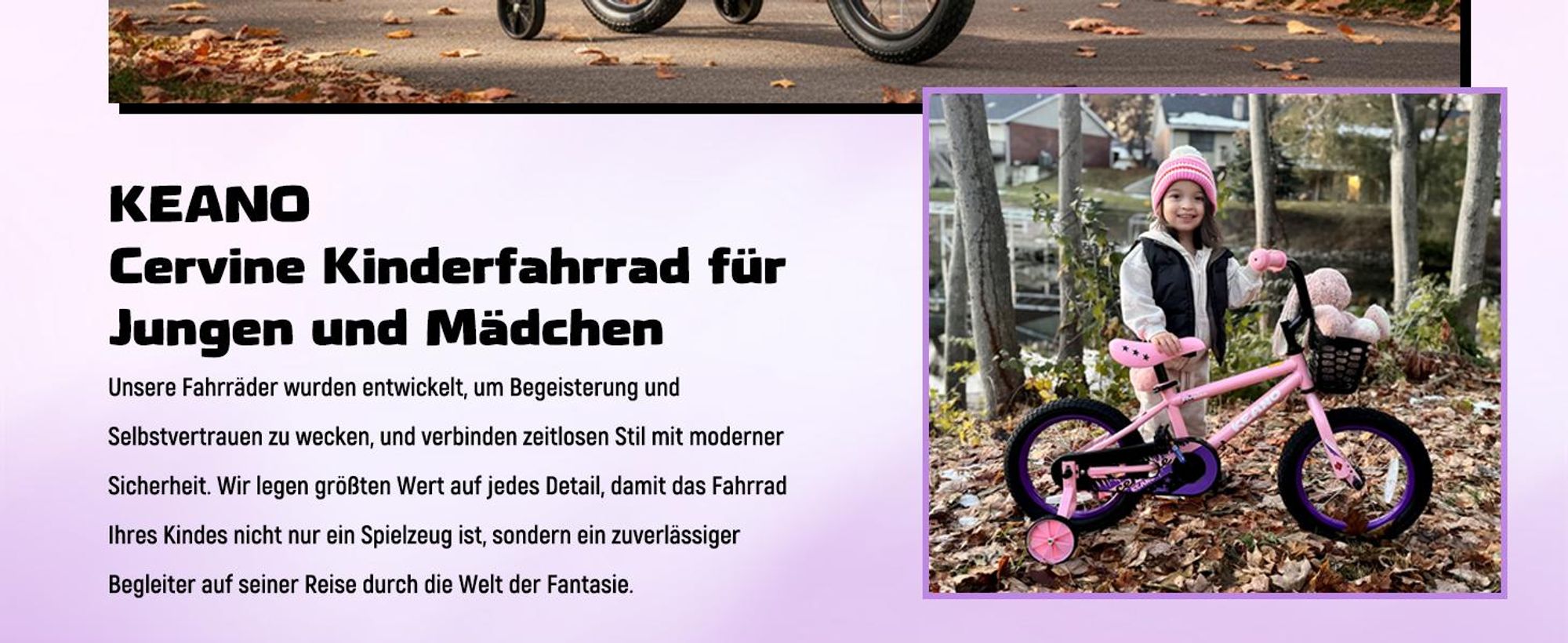 Joystar 16 Zoll-Kinderfahrrad für Jungen und Mädchen im Alter von 3 bis 8 Jahren, Kindergeschenk mit Stützrädern, Korb, geschlossenem Kettenschutz