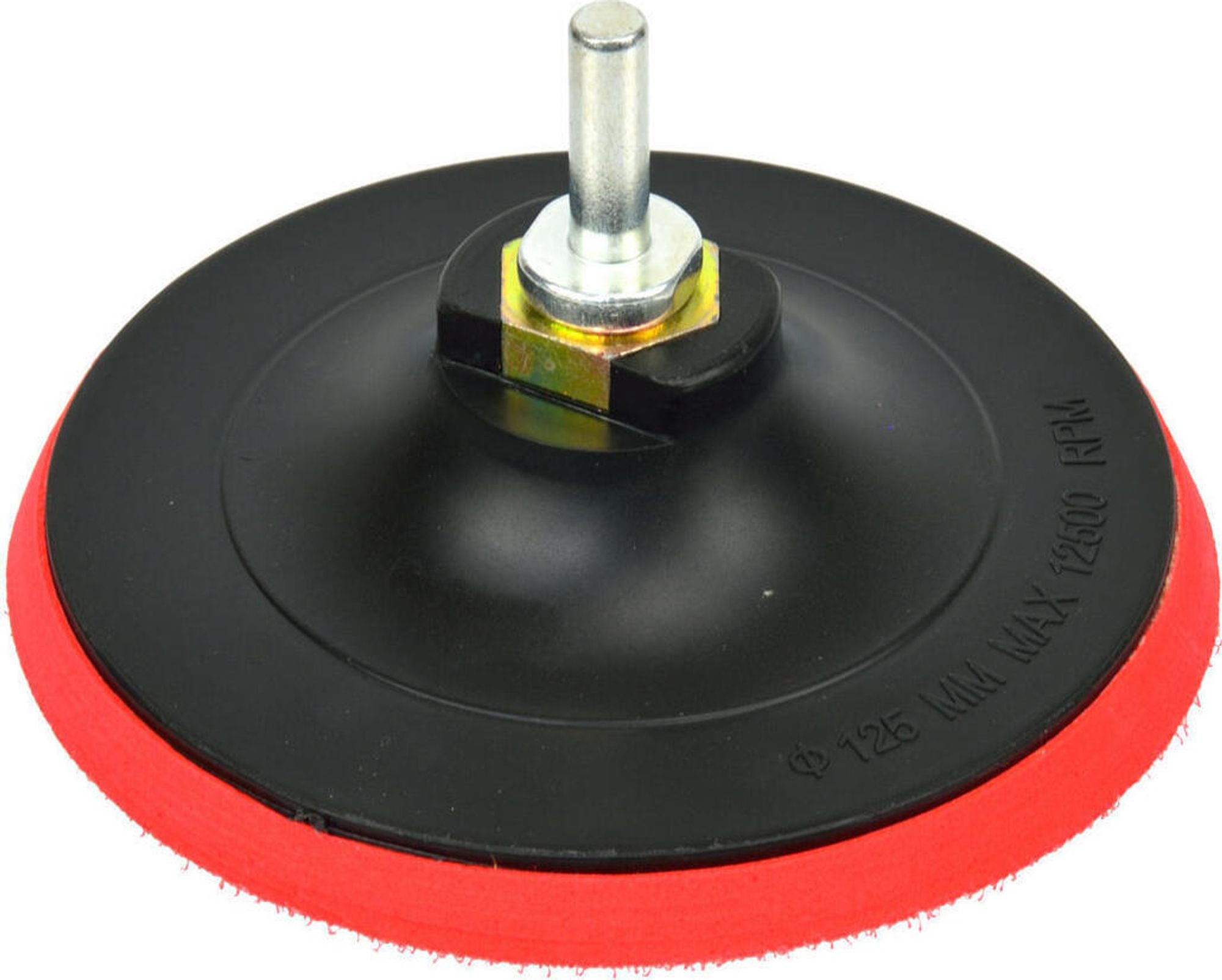 GEKO | Schleifteller, 125mm, M14, für Bohrmaschine und Winkelschleifern, Spanndorn Polierpad Adapter, Schleifteller für Schleifmaschine
