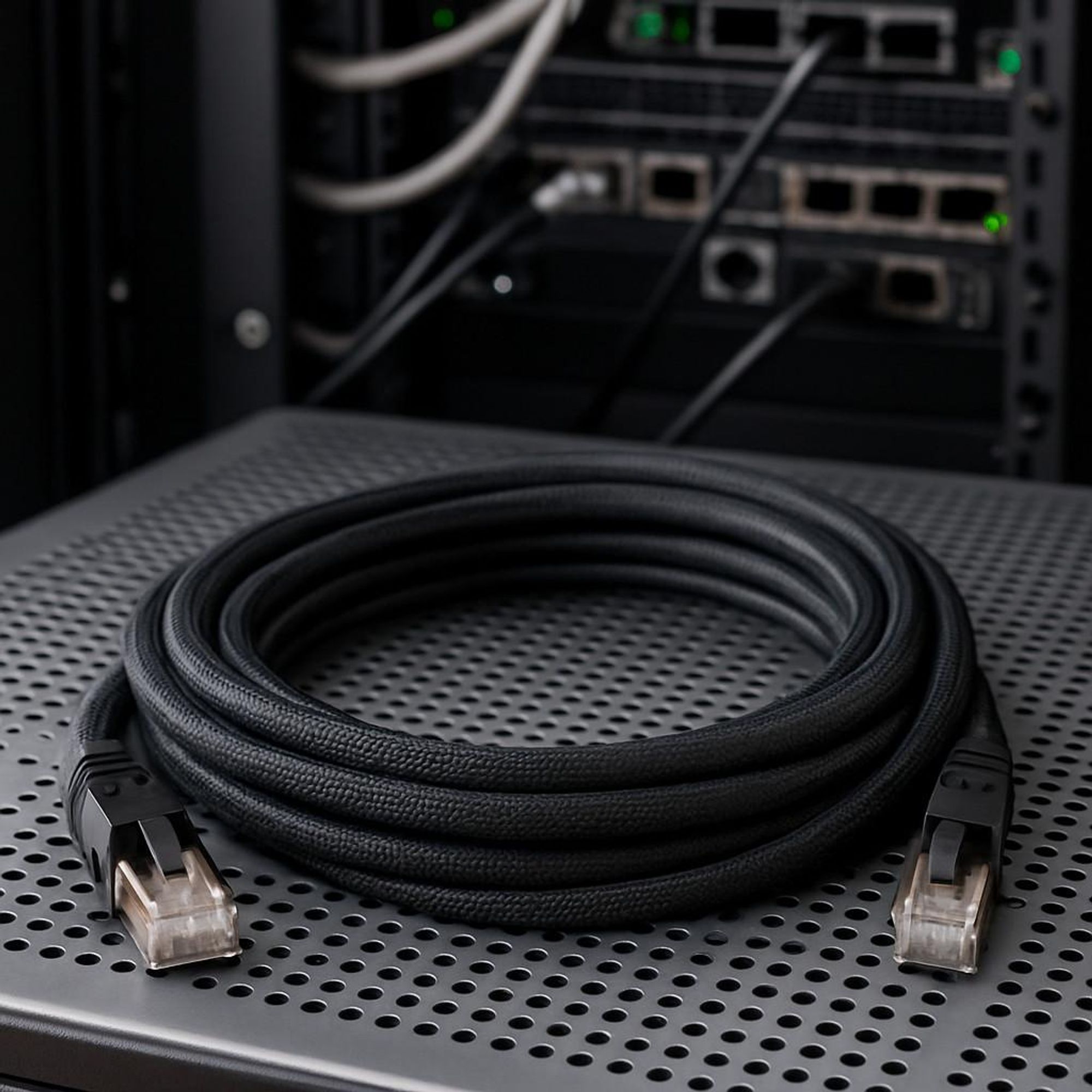 CAT.8 Patchkabel Netzwerkkabel LAN DSL Ethernet Kabel 5m Gigabit Netzwerk Kupfer