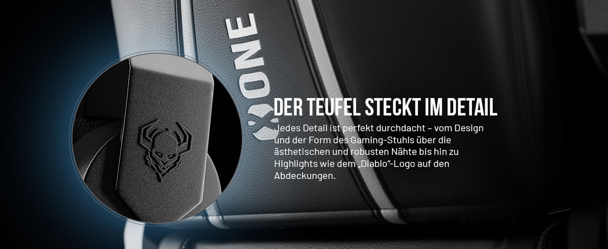 Diablo X-One 2.0 Gaming Stuhl Bürostuhl Schreibtischstuhl Verstellbare Armlehnen Ergonomisch Nacken/-Lendenkissen Farbe: Schwarz-Weiß, Größe King
