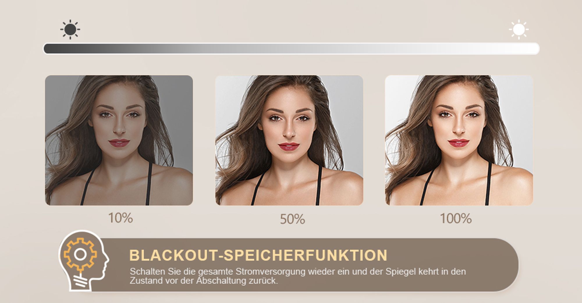 Heilmetz Badezimmerspiegel Rund 60cm Durchmesser LED Badspiegel mit Touch Schalter mit Natürliches Licht 4300K Lichtspiegel Badezimmerspiegel Display mit Temperatur und Uhrzeit Bluetooth