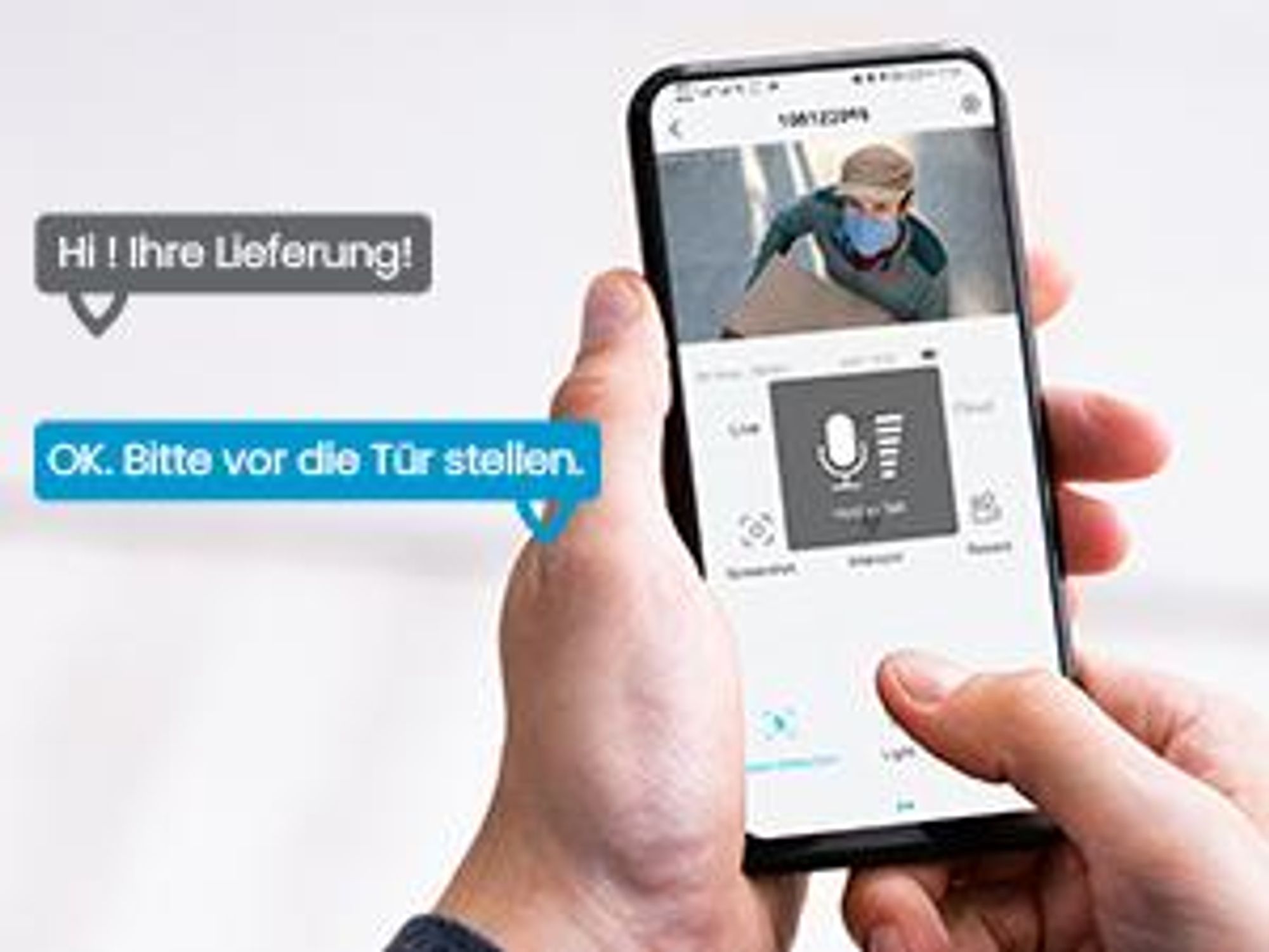 2K 3MP Überwachungskamera Aussen 5200mAh Akku，Kabellose WLAN Kamera Outdoor，15 m Farb-Nachtsicht，Sirene/Weißlichtalarm，PIR Bewegungsmelder.