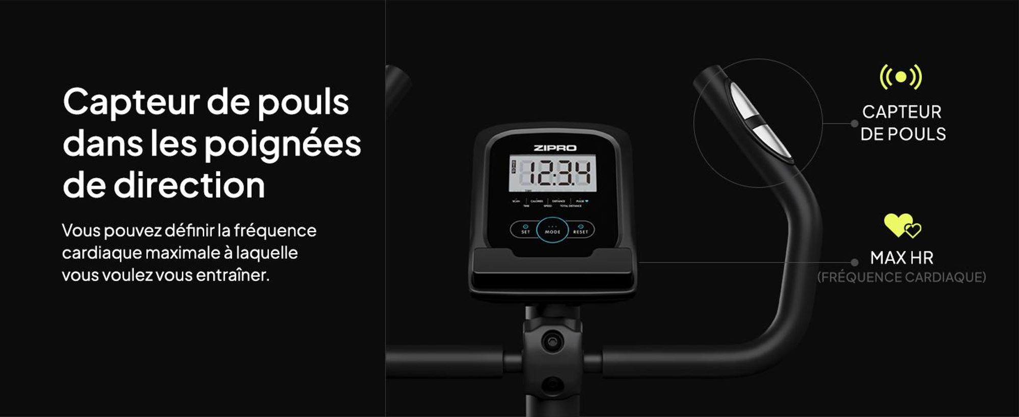 Note de Vitesse de vélo, Ordinateur de vélo sans Fil étanche, codomètre