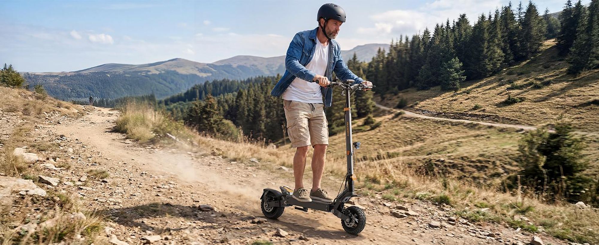 Ausom L1 ABE E-Scooter 500W 48V 15,6Ah 70 km Reichweite NFC Schloss E-ABS 10 Zoll Tubeless Reifen