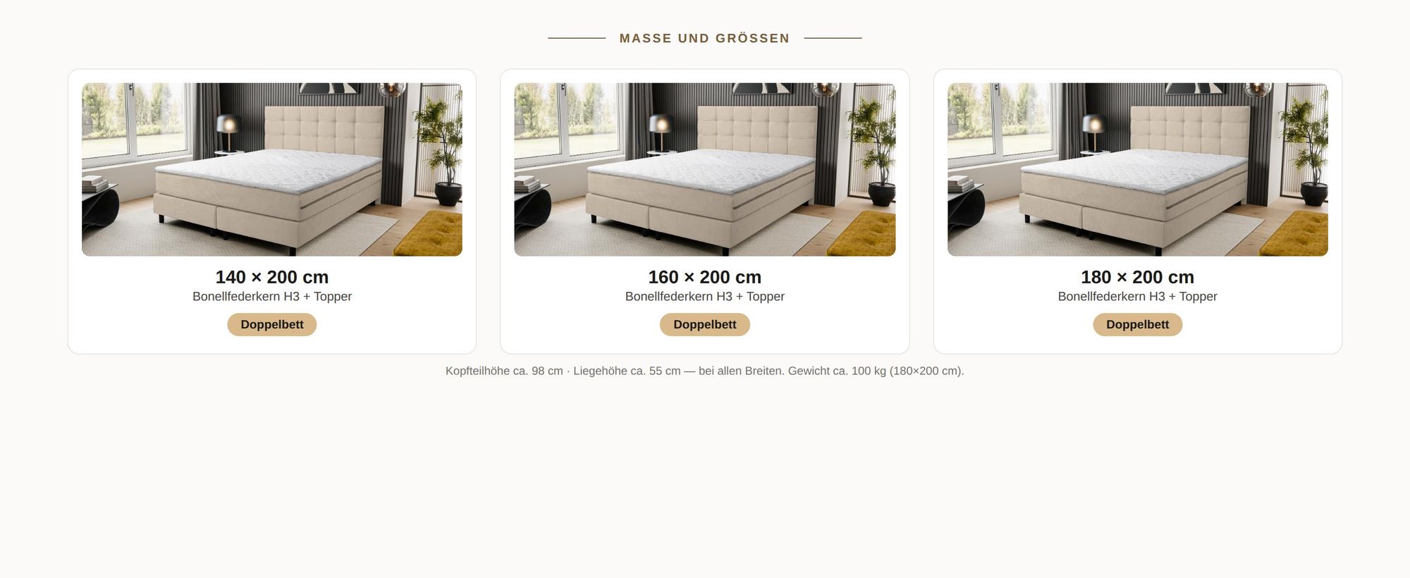 VENASI Boxspringbett 180x200, Boss Doppelbett Schwarz Velourstoff