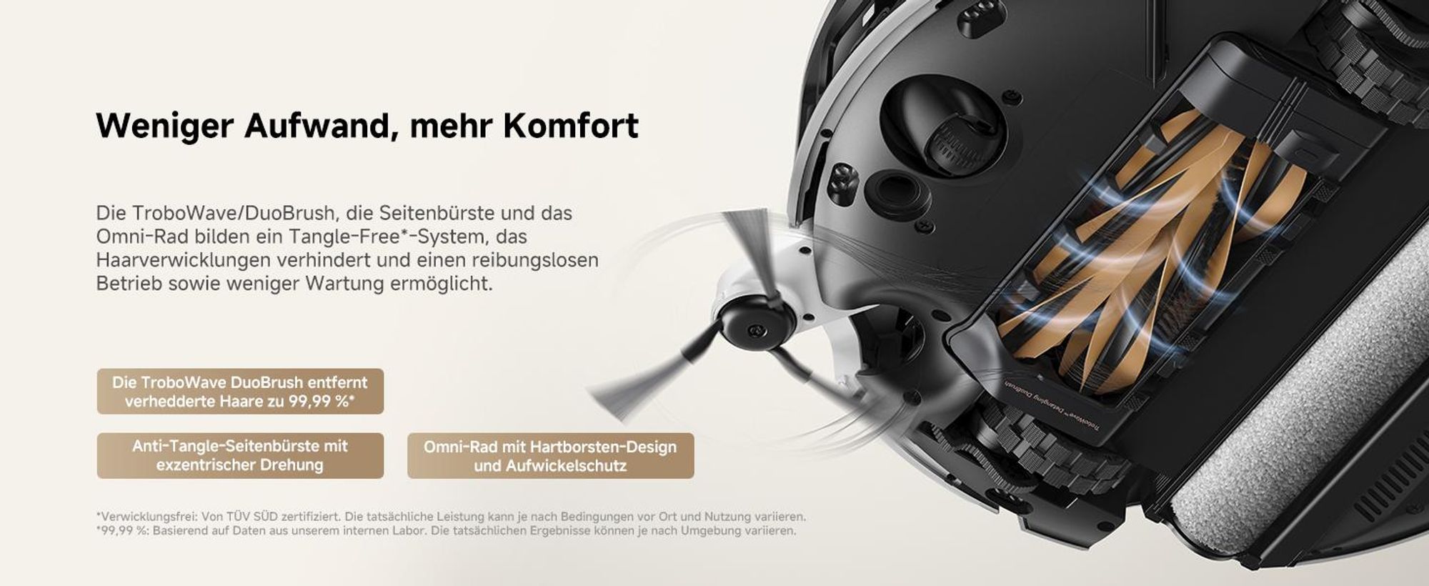 MOVA Z60 Ultra Roller Standalone – Saugroboter mit automatischer Entleerung, Selbstreinigendem Wischmopp, Präzise Navigation, Vollflächige Reinigung