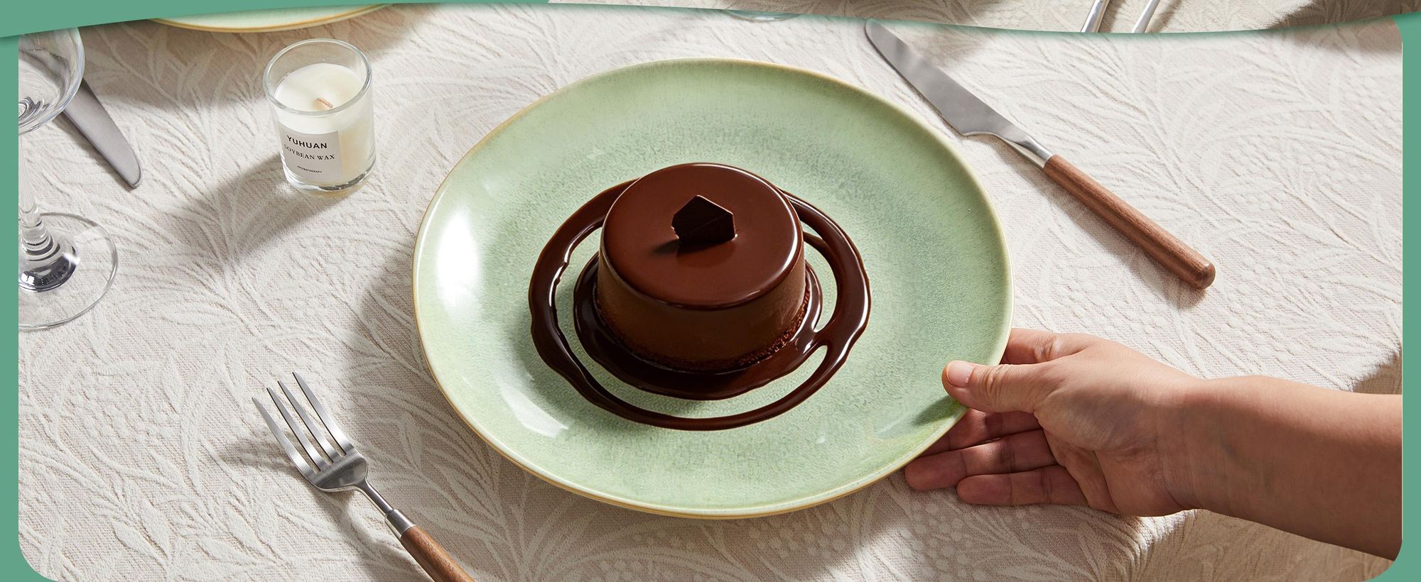Teller Set 4er Ø27,7cm Keramik Speiseteller Frühstücksteller Kuchenteller Flachteller für 4 Personen Reactive Glaze Mikrowellen- und Spülmaschinenfest