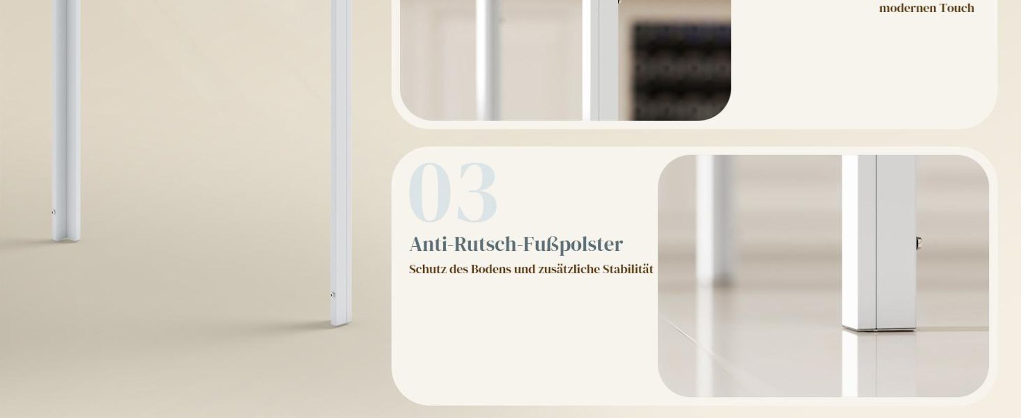 HOMCOM Esstisch Küchentisch für 4 Personen, Esszimmertisch für Küche Metall