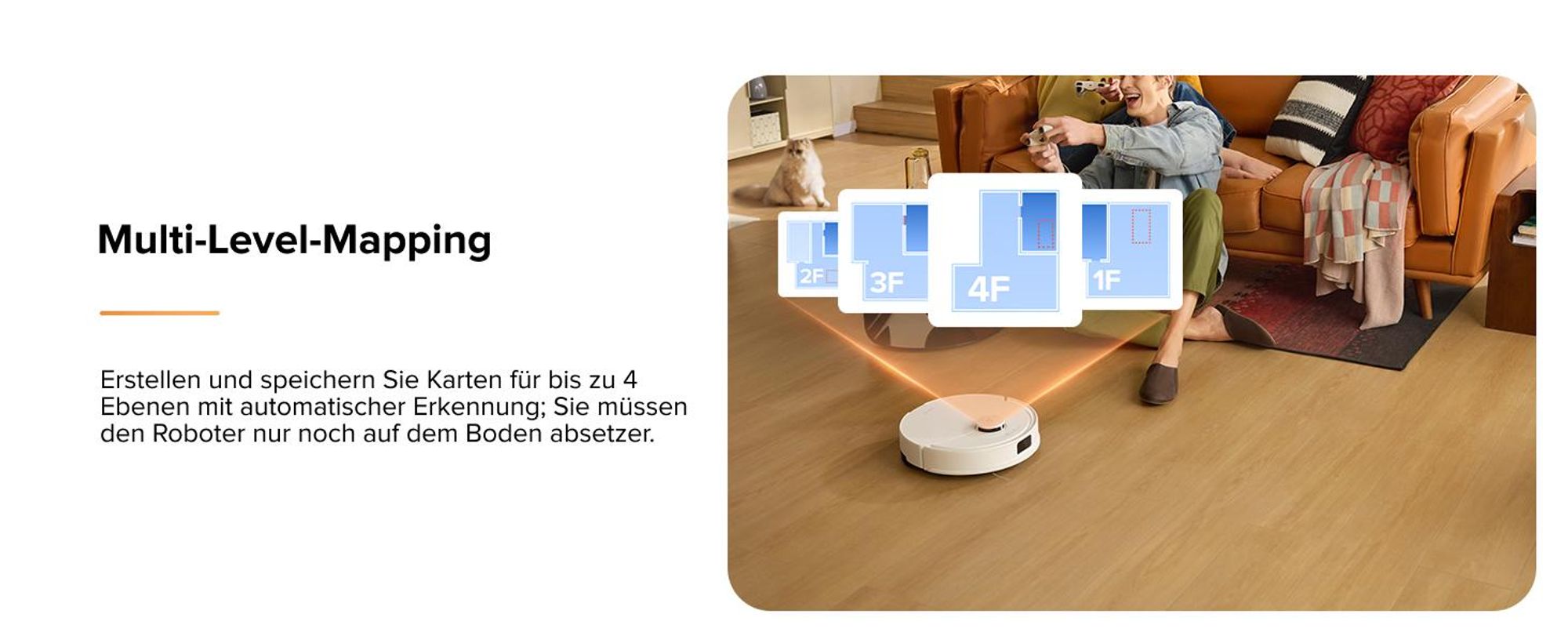 Roborock Q10 PF Staubsauger Roboter 10000 Pa (Upgrade von Q8 max /S8), Dual Anti-Tangle-System, JawScrapers Bürste, Auto-Lifting-Mopp, Weiß