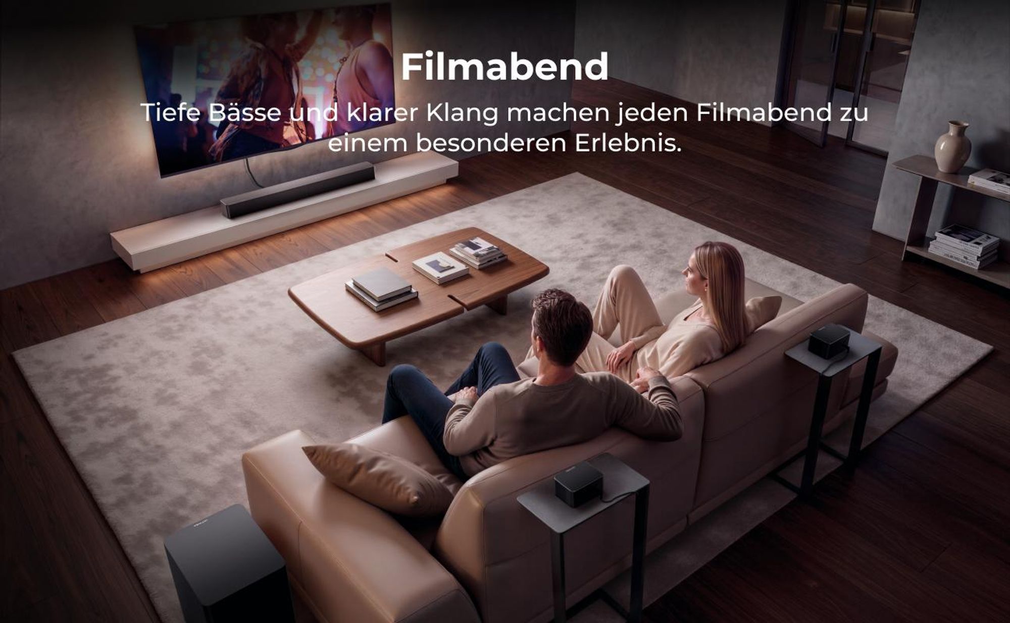 ULTIMEA Poseidon M100 7.1 Vollständig Kabelloses Surround-Sound-System mit Dolby Atmos