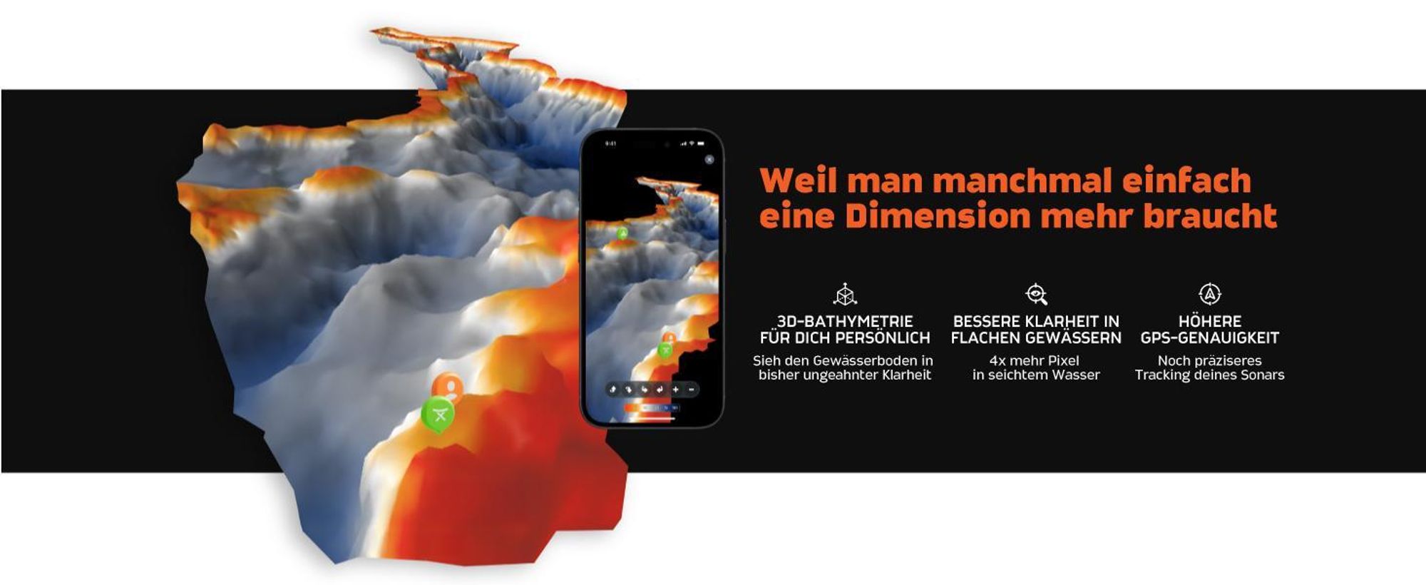 Deeper CHIRP+ 3 Castable GPS Sonar – Fisch- & Tiefenfinder für Boot, Eis & Ufer