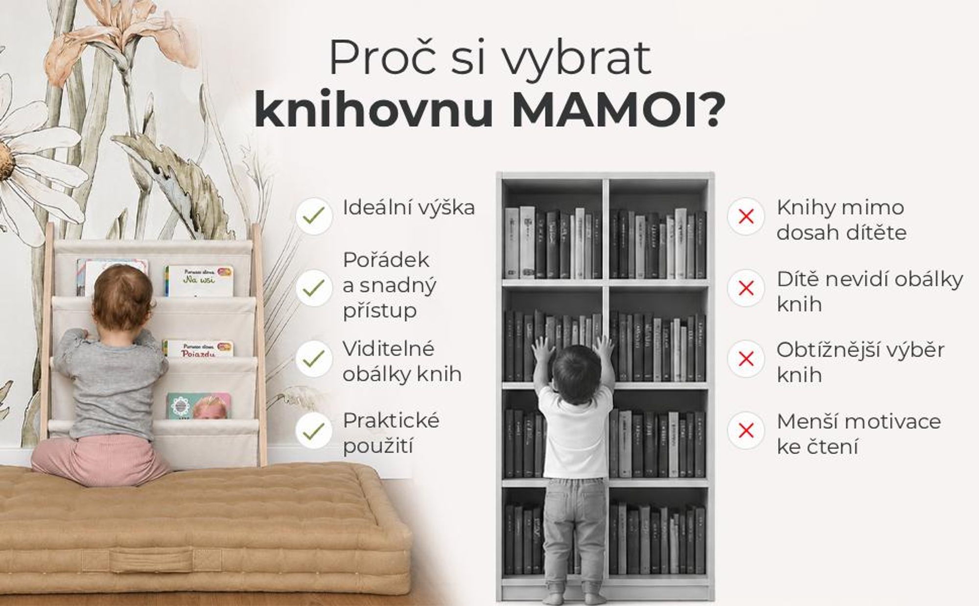 MAMOI® police na knihy pro děti | police na knihy pro děti | police na knihy do dětského pokoje | police na knihy do dětského pokoje | police na knihy
