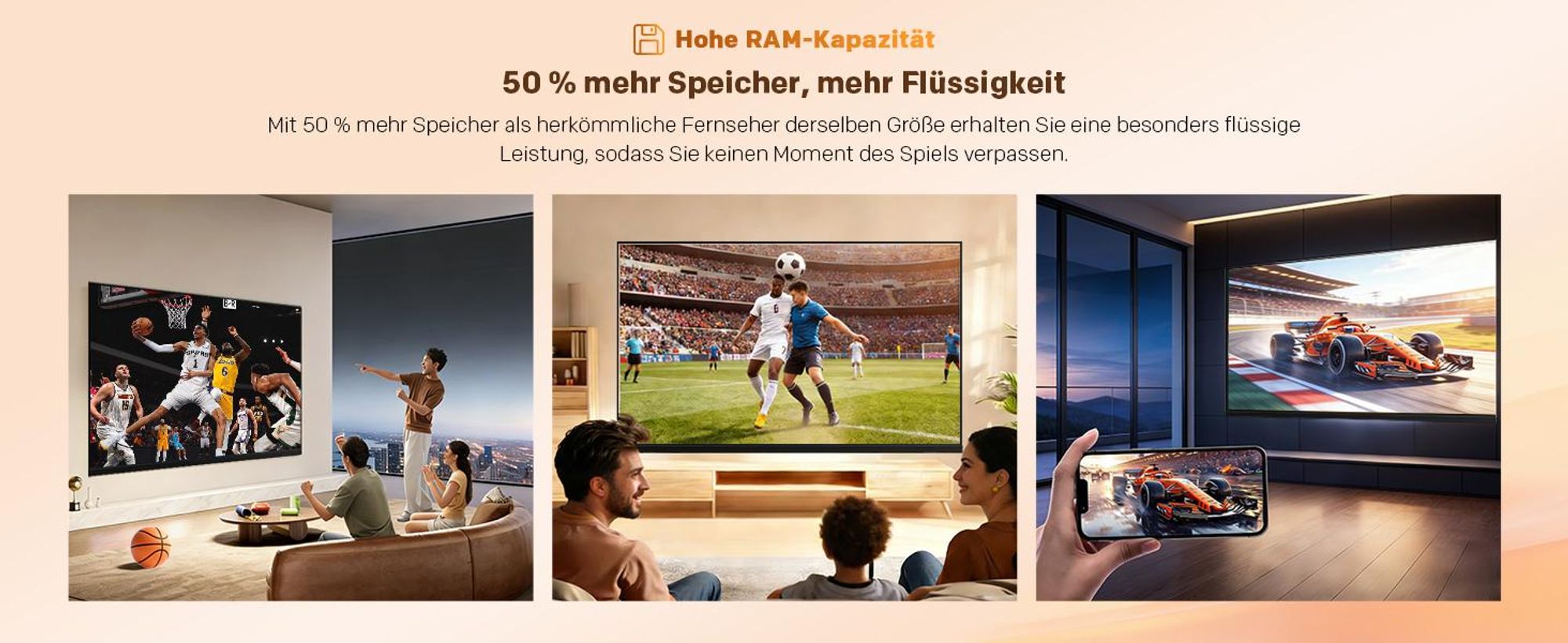 coocaa 32 Zoll QLED HD Smart TV (Google TV, HDR10, Triple Tuner DVB-T2/C/S2, Netflix, Prime Video, YouTube, VESA 20x10) WM-Fernseher