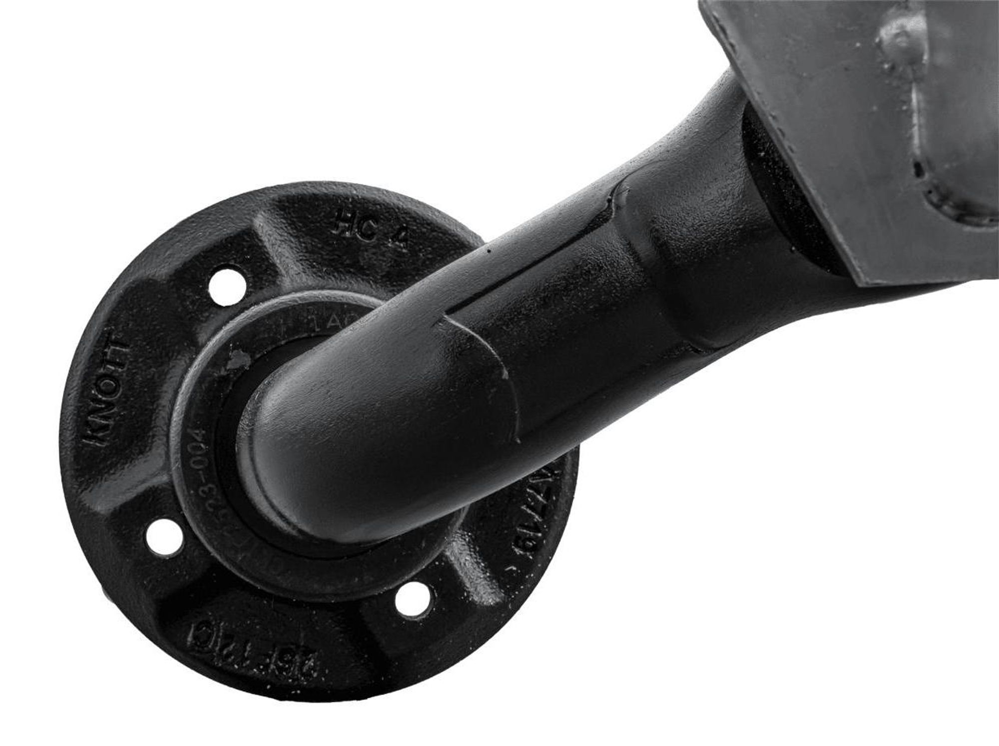 KNOTT ungebremste Achse 750 kg, 1125 mm Auflage, für leichte PKW-Anhänger