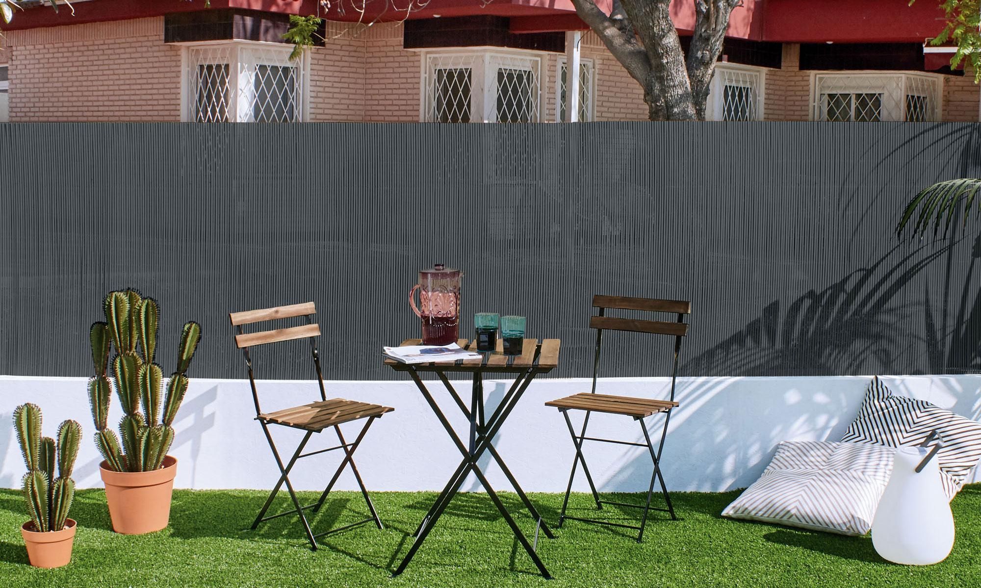 Sichtschutzmatte Balkon LOP 150x300cm bambus Blickdicht Zaun Terrasse paramondo