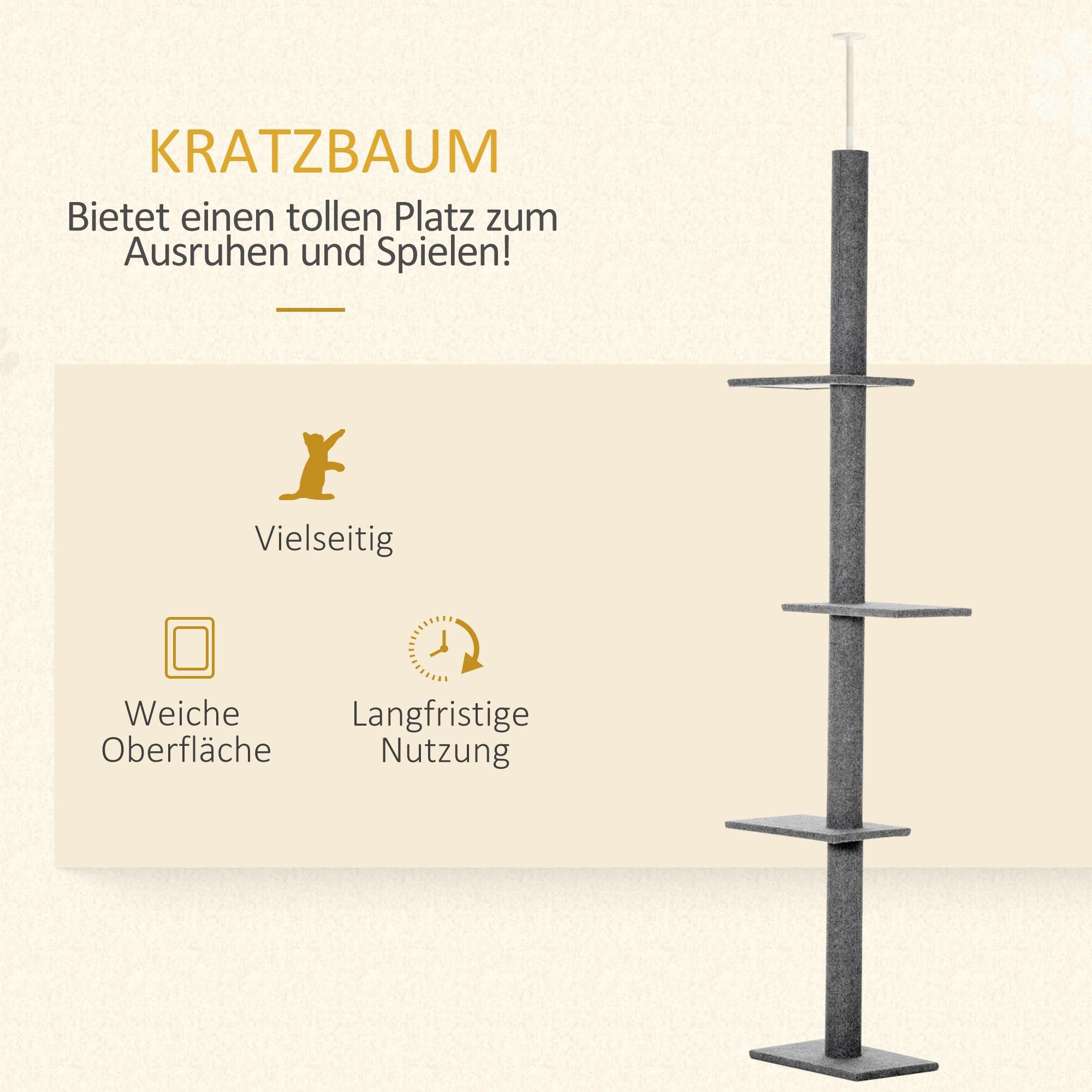 höhenverstellbar mit Katzenmöbel