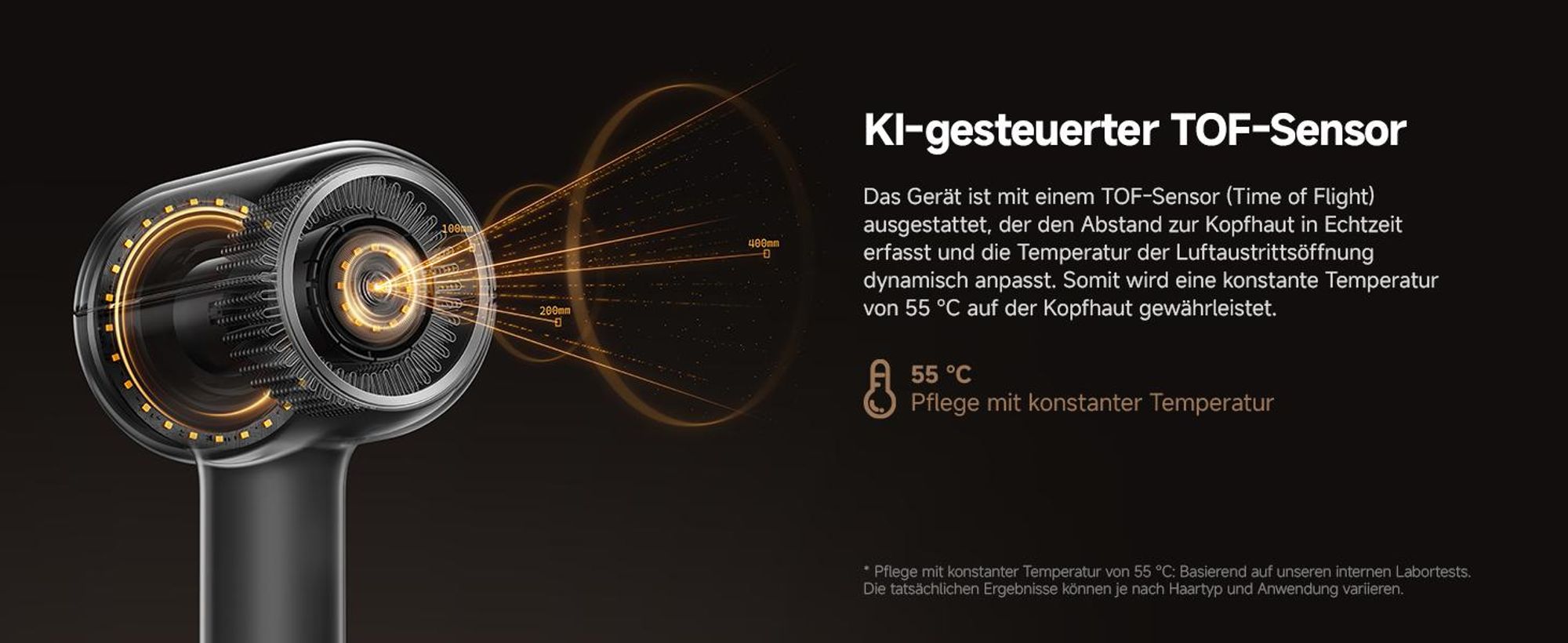 MOVA SHINE 20 Haartrockner Silber – KI-gesteuerte Thermostat-Technologie, gleichmäßige Wärme, schnelle Trocknung & Multi-Styling