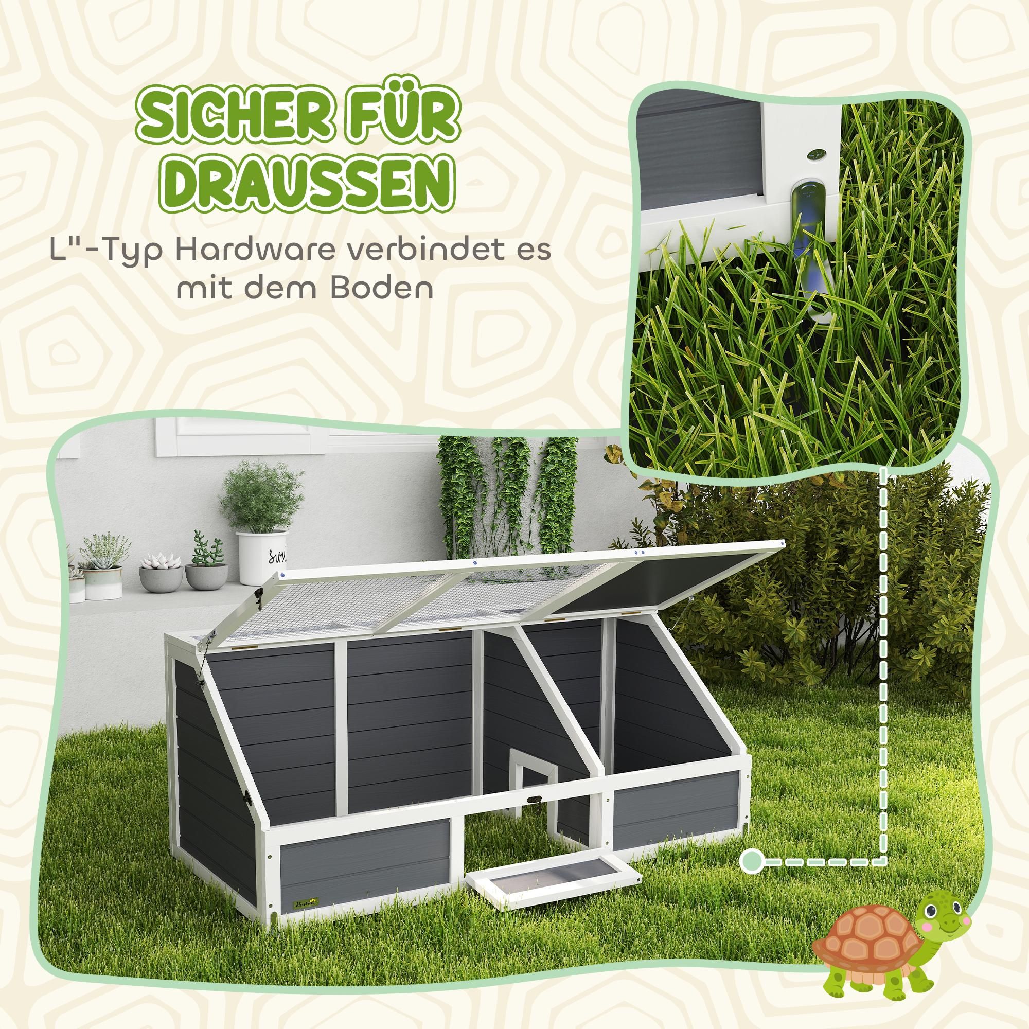Reptiliengehege Tannenholz wetterfest