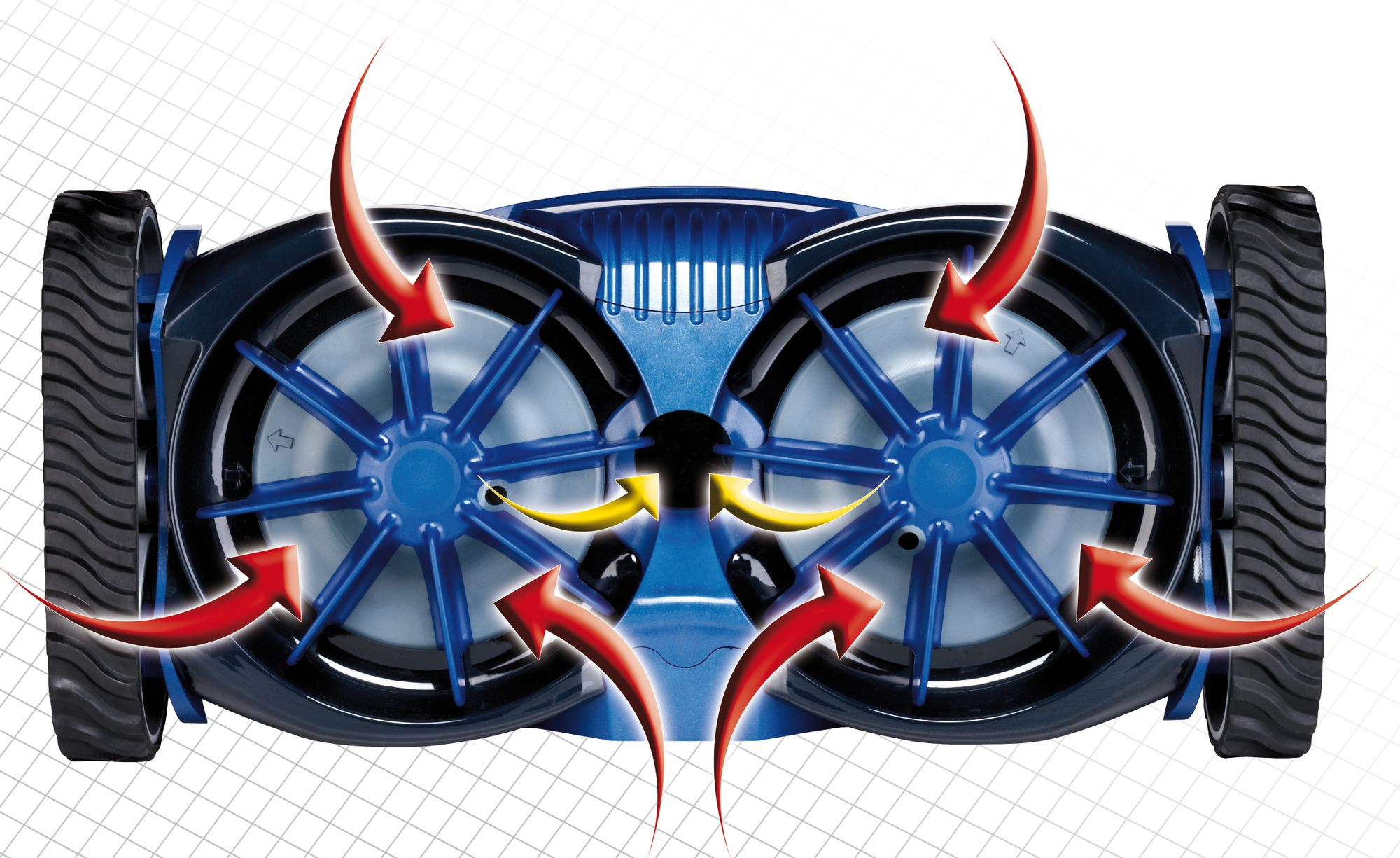 ZODIAC Poolreiniger W70668 - MX8 – Hydraulisch, Boden- & Wandreinigung, Leistungsstark & Effizient, für Pools bis 60 m²
