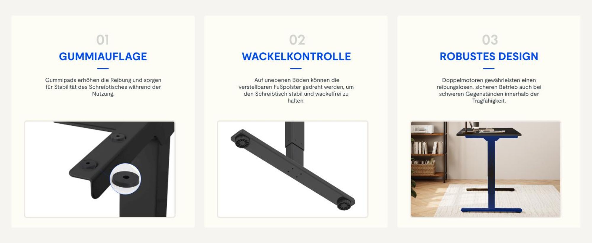 FLEXISPOT Höhenverstellbarer Schreibtisch EU, 19mm Einteilige Tischplatte 140x80cm, Elektrisch mit 2 starken Motoren, 4 Memory-Funktion, Schwarz