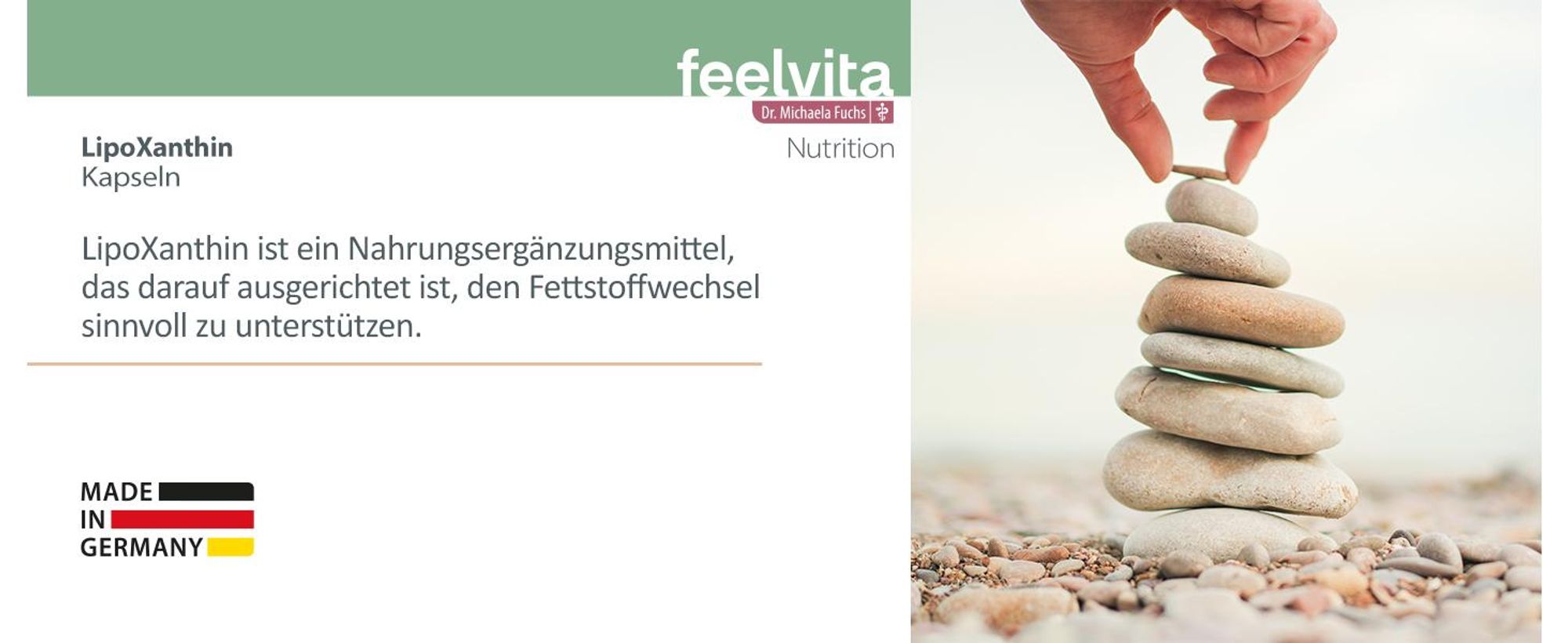 Genius Feelvita Nutrition Stoffwechsel-Set 3-tlg - Hochdosiert - 2x LipoXanthin, 1x Fat & Carb Blocker – Unterstützt die normalen Stoffwechselfunktion