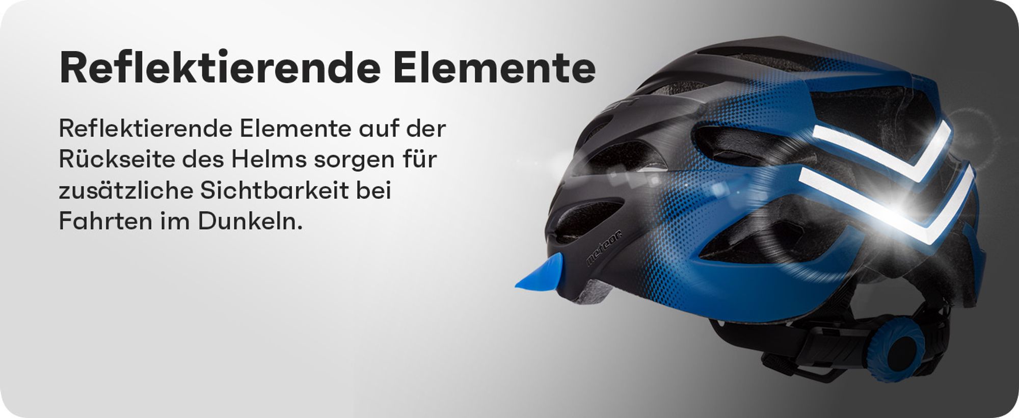 meteor Marven I Fahrradhelm Herren Damen Kinder-Helm MTB rollerhelm L 58-61 cm marineblau